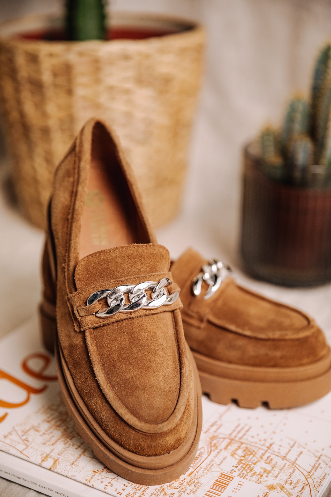 Mocassins Femme Caro camel | Freeman T. Porter