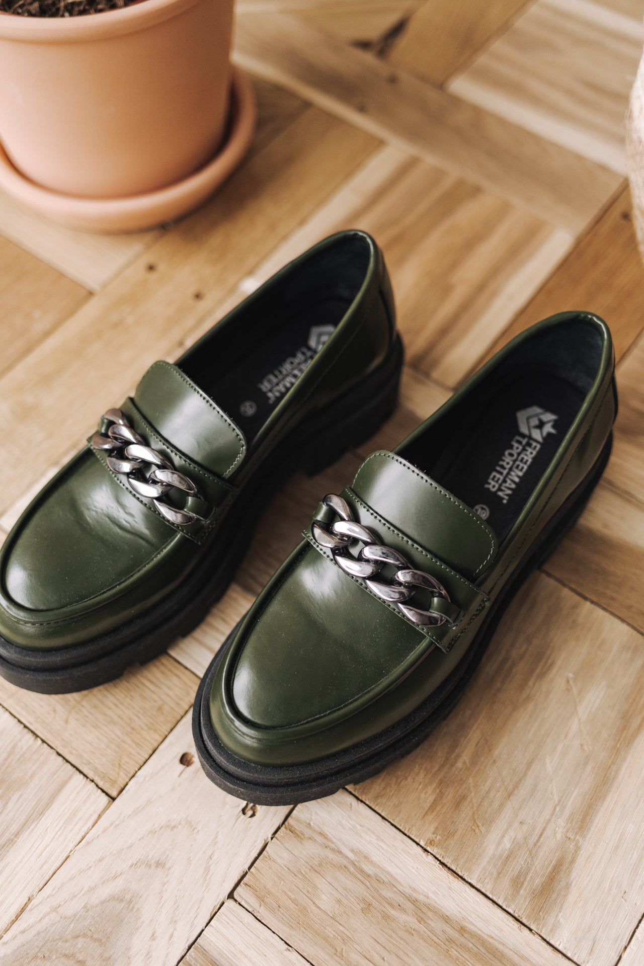 Mocassins Femme Caro khaki | Freeman T. Porter