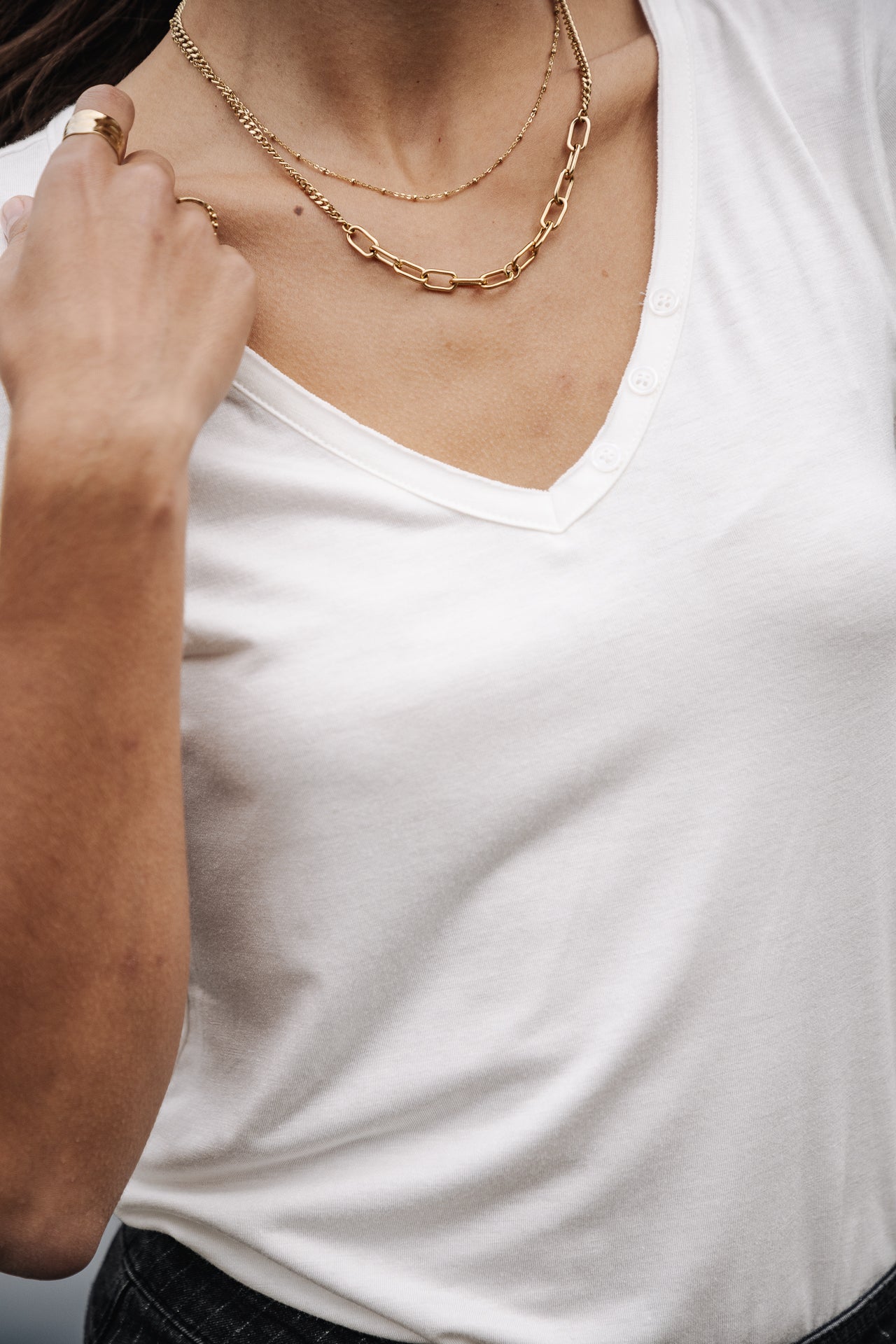 T-shirt logo en strass Femme Tarissa Icon white | Freeman T. Porter