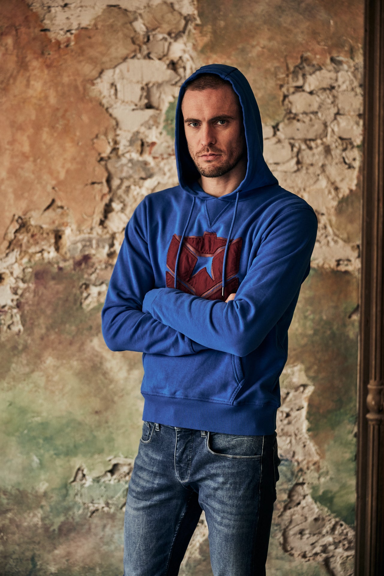 Sweat capuche Unisex Nohan Icon majorelle blue | Freeman T. Porter