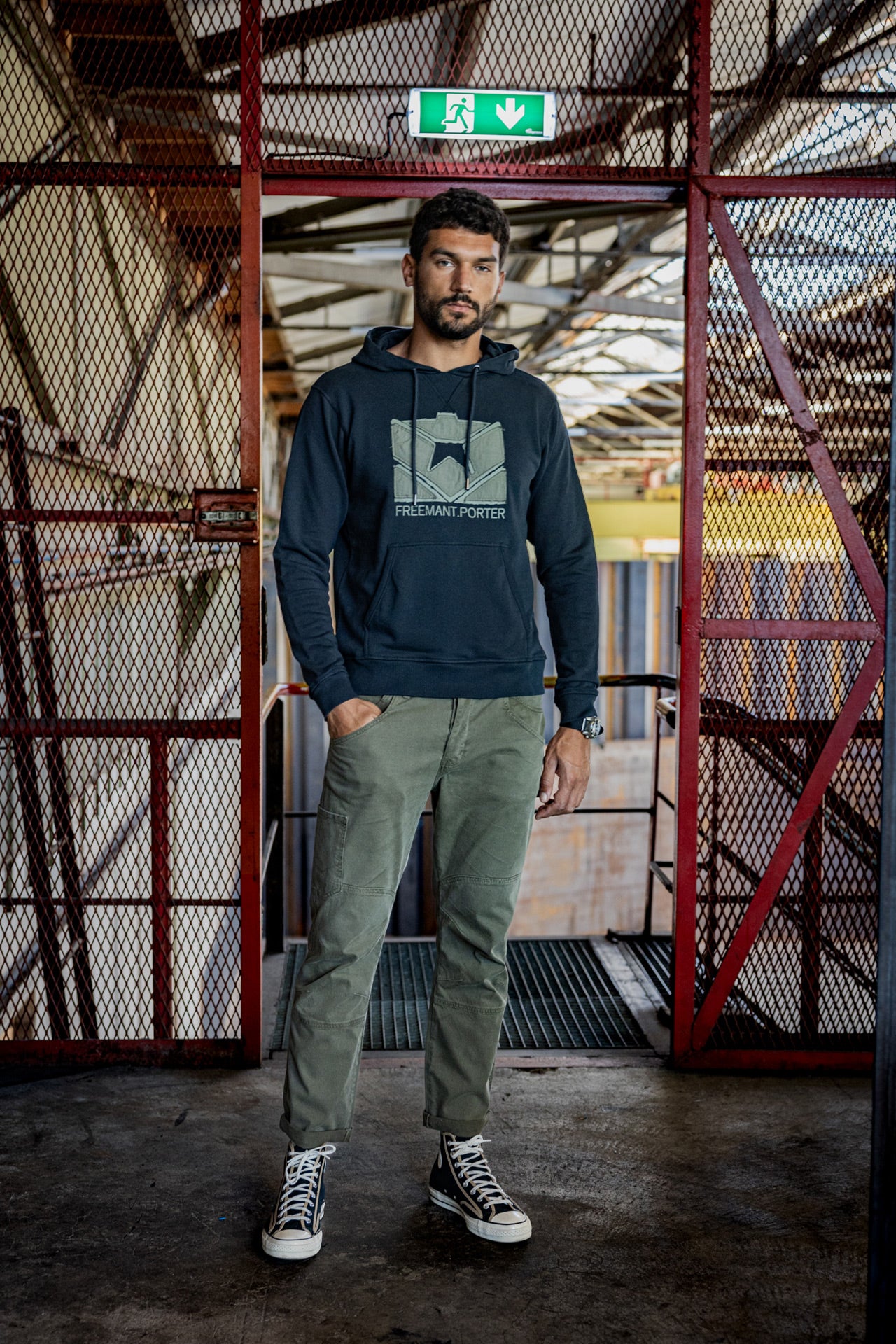 Sweat capuche Unisex Nohan Icon anthra | Freeman T. Porter