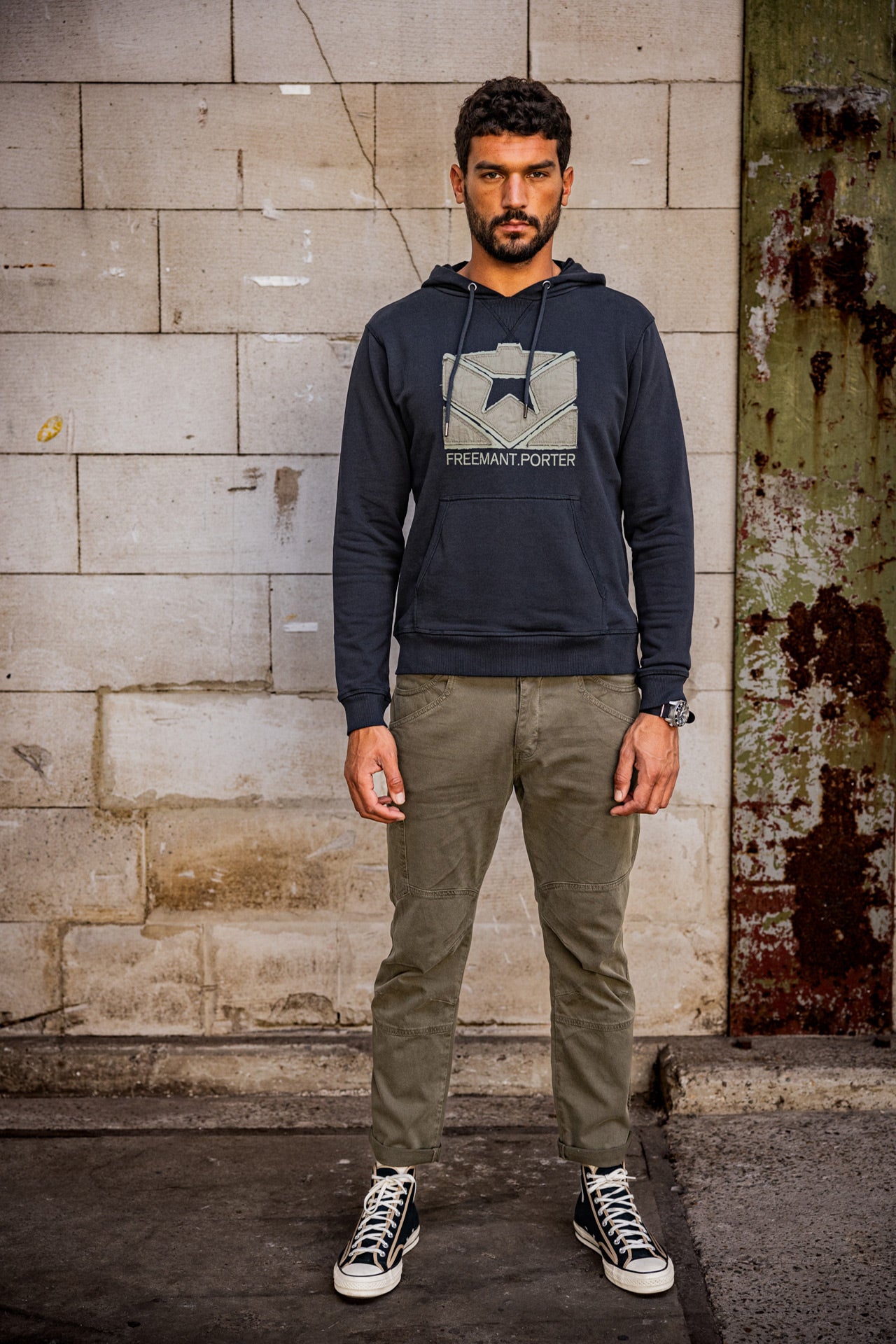Sweat capuche Unisex Nohan Icon anthra | Freeman T. Porter