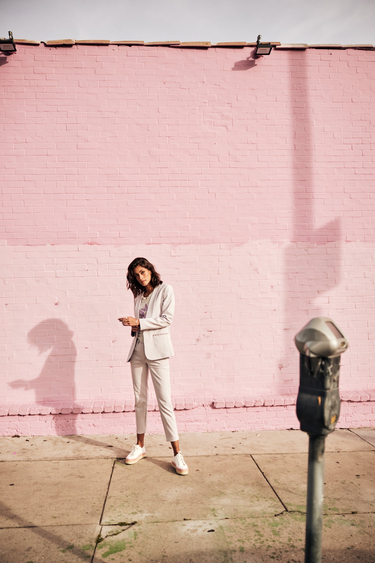 Blazer cintré Femme Stessy Polyneo lilac | Freeman T. Porter