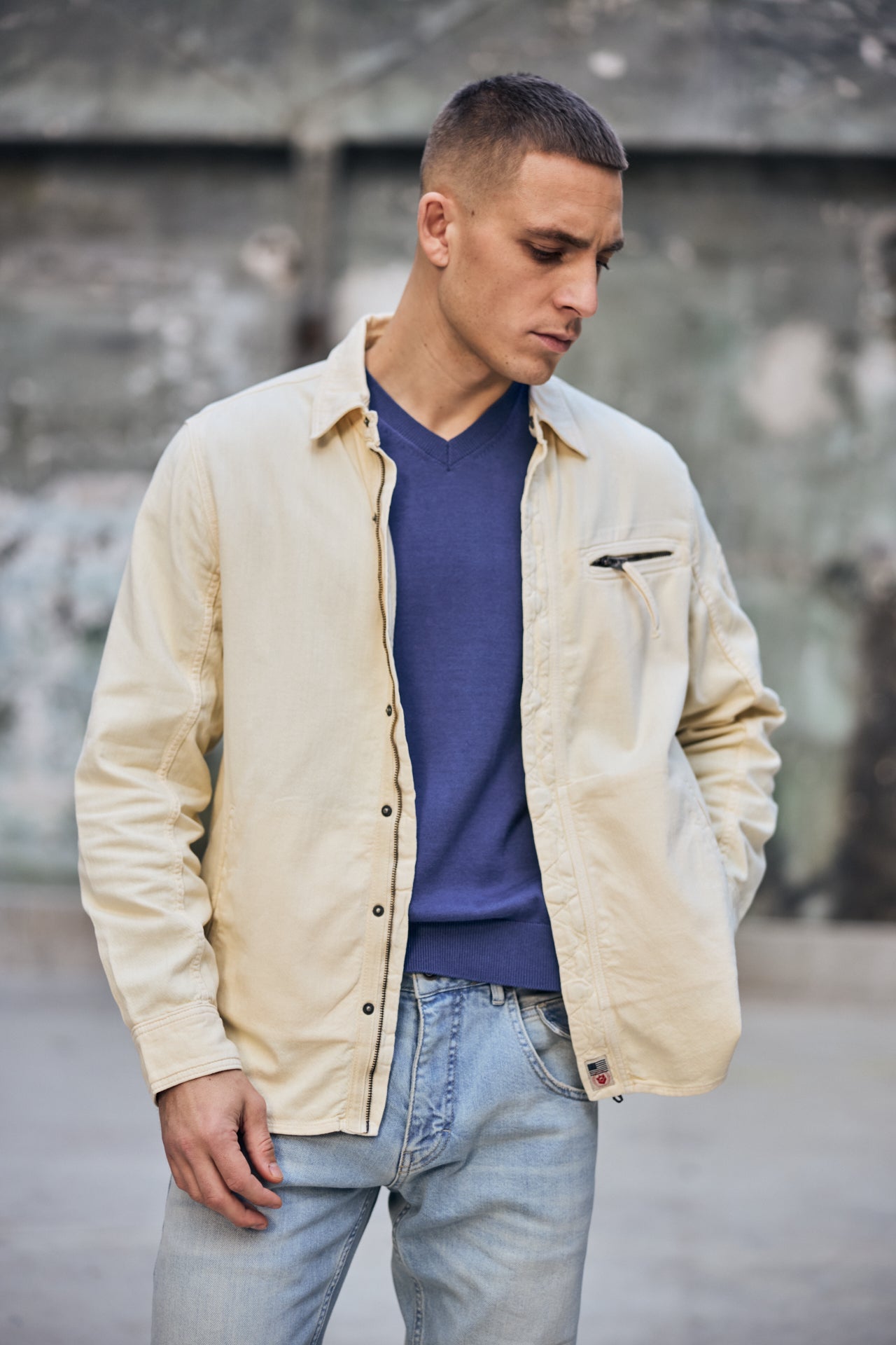 Veste chemise Homme Rage Saharan natural | Freeman T. Porter