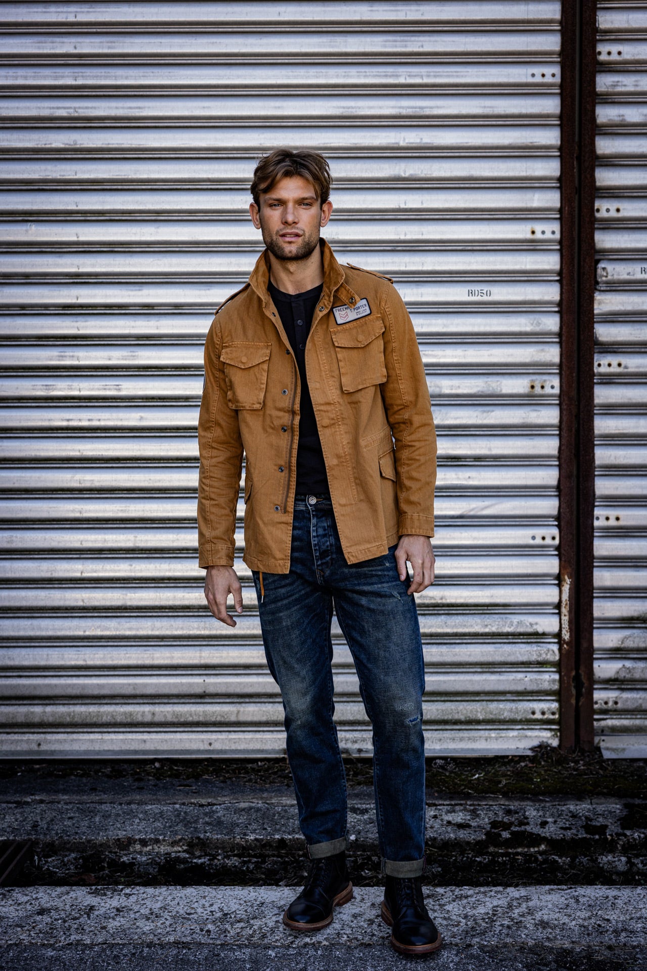 Parka Unisex Samo Twill honey | Freeman T. Porter