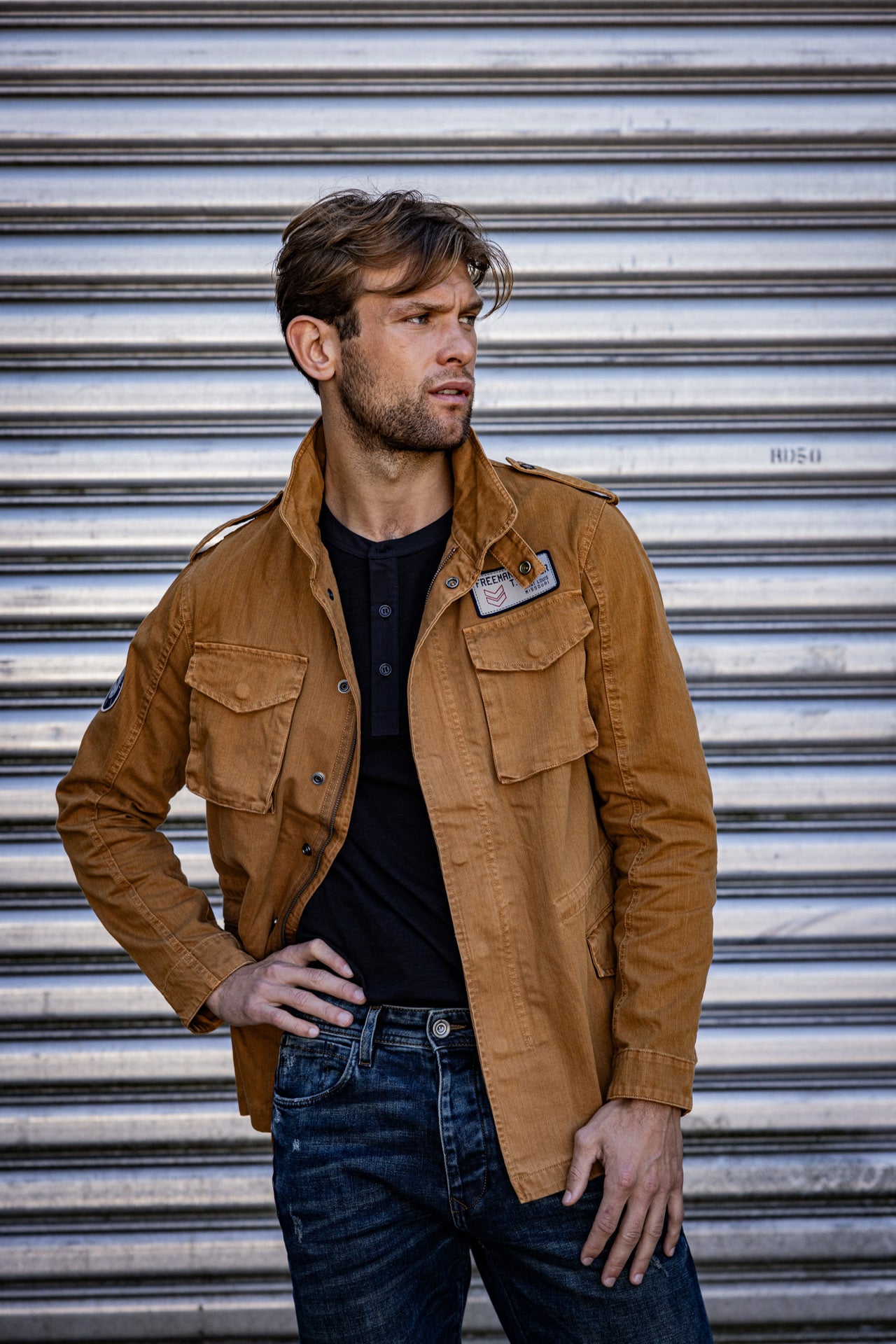 Parka Unisex Samo Twill honey | Freeman T. Porter