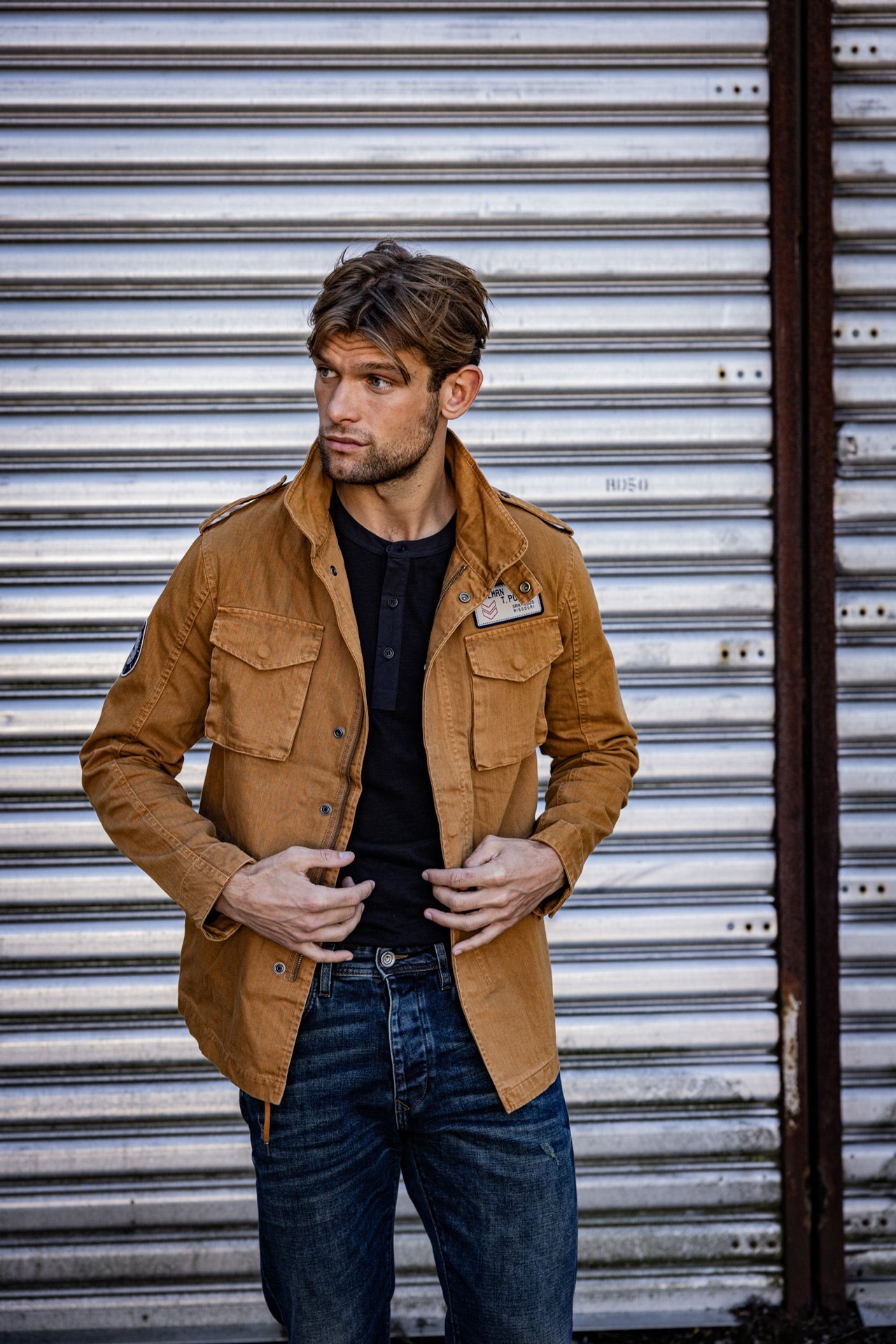 Parka Unisex Samo Twill honey | Freeman T. Porter