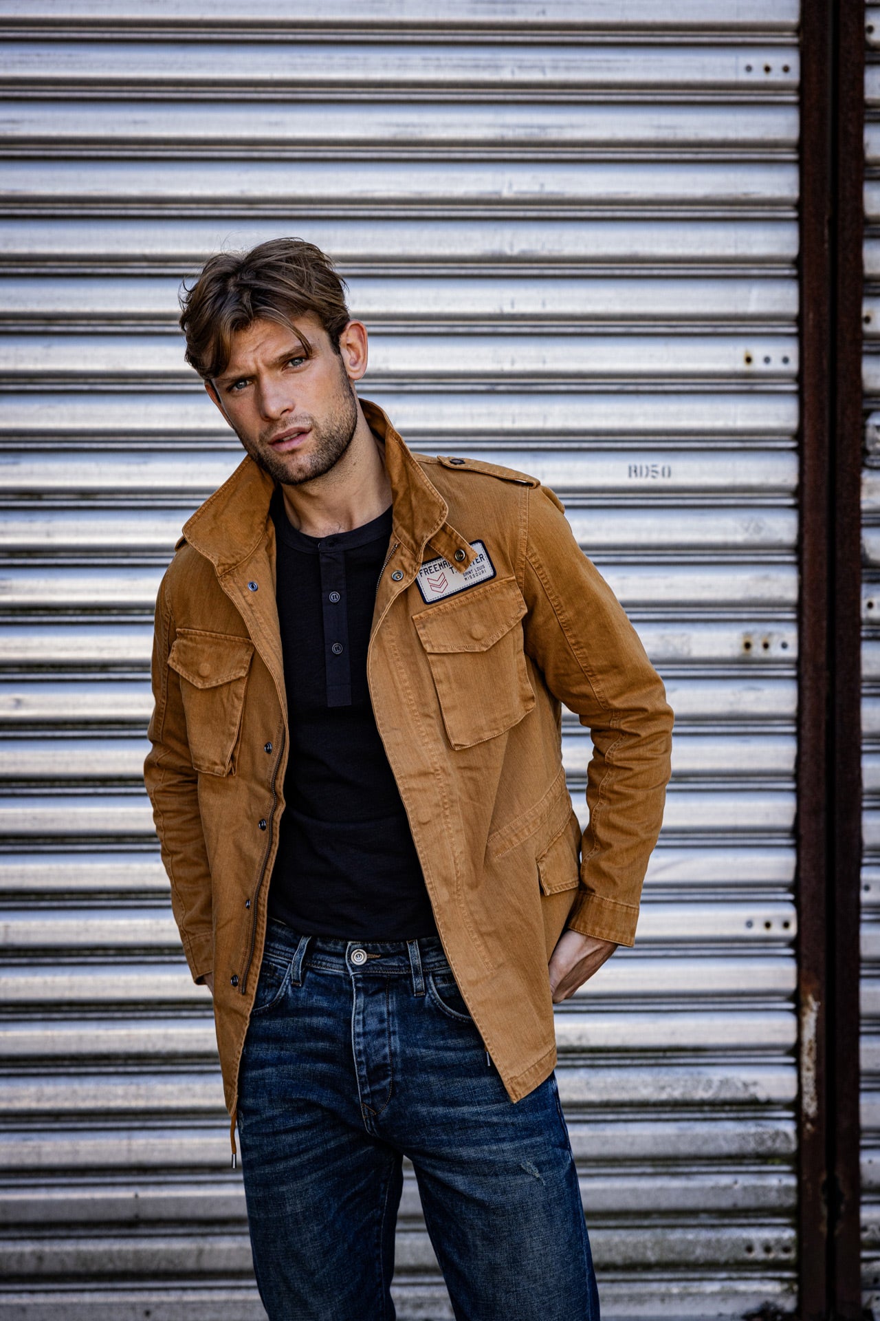 Parka Unisex Samo Twill honey | Freeman T. Porter