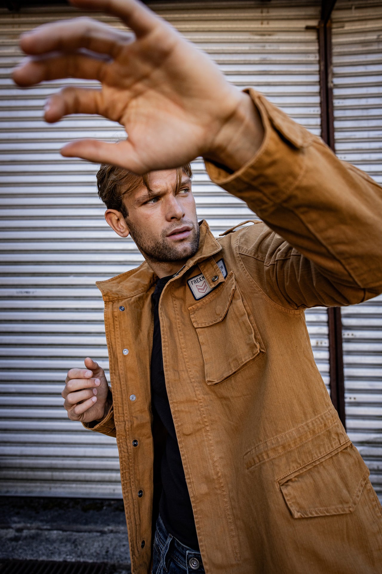 Parka Unisex Samo Twill honey | Freeman T. Porter