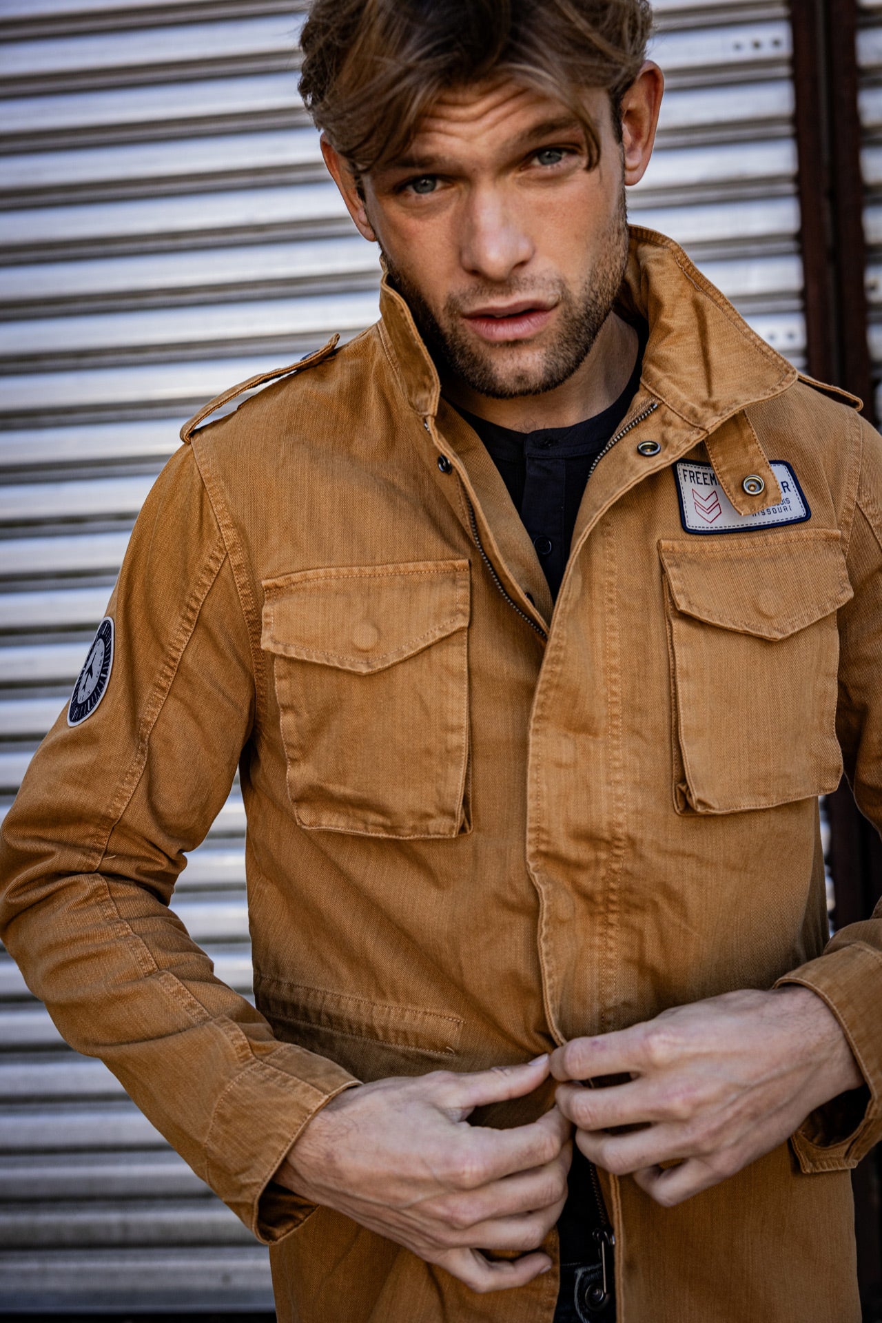 Parka Unisex Samo Twill honey | Freeman T. Porter