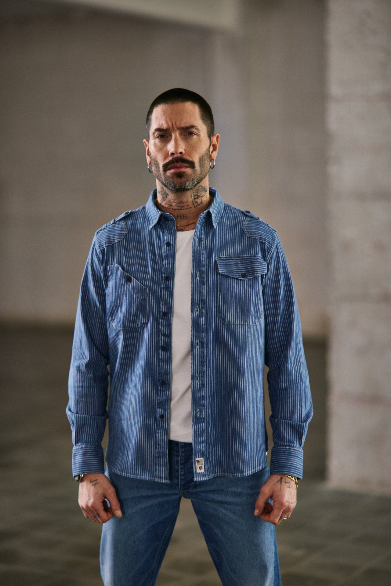 Chemise coupe droite Unisex Asher brasilia | Freeman T. Porter