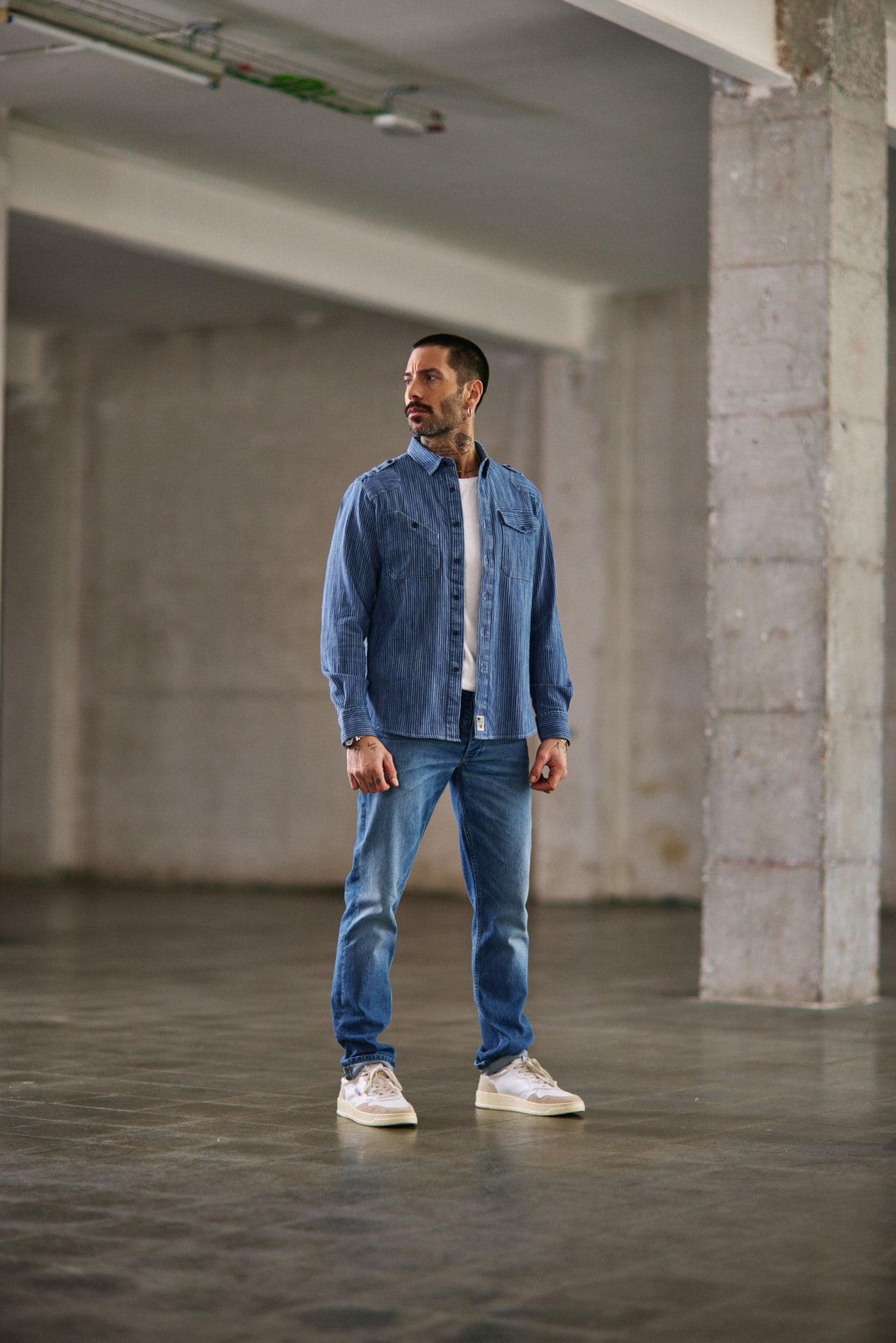 Chemise coupe droite Unisex Asher brasilia | Freeman T. Porter