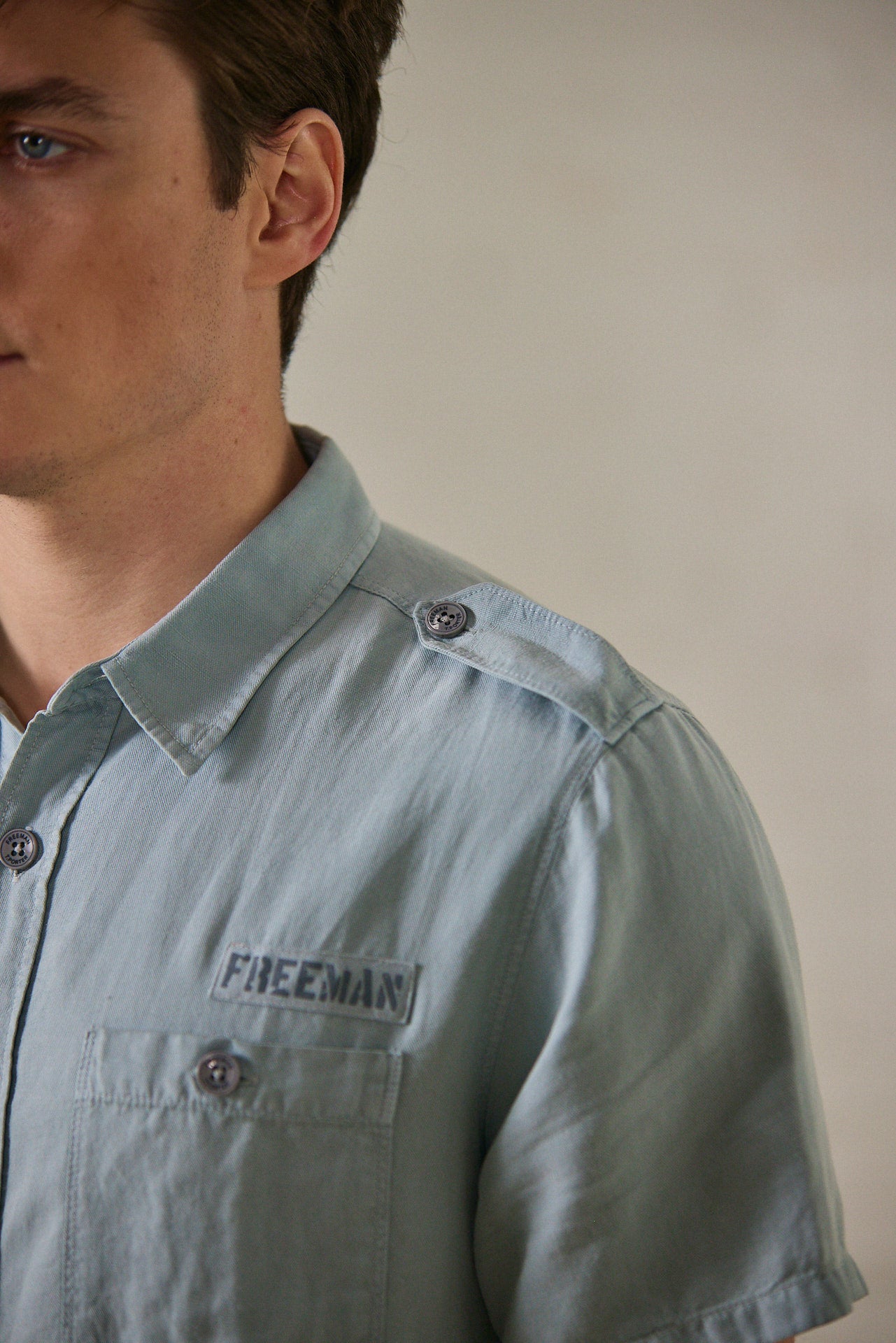 Chemise ajustée Homme Glenn Cosy abyss | Freeman T. Porter