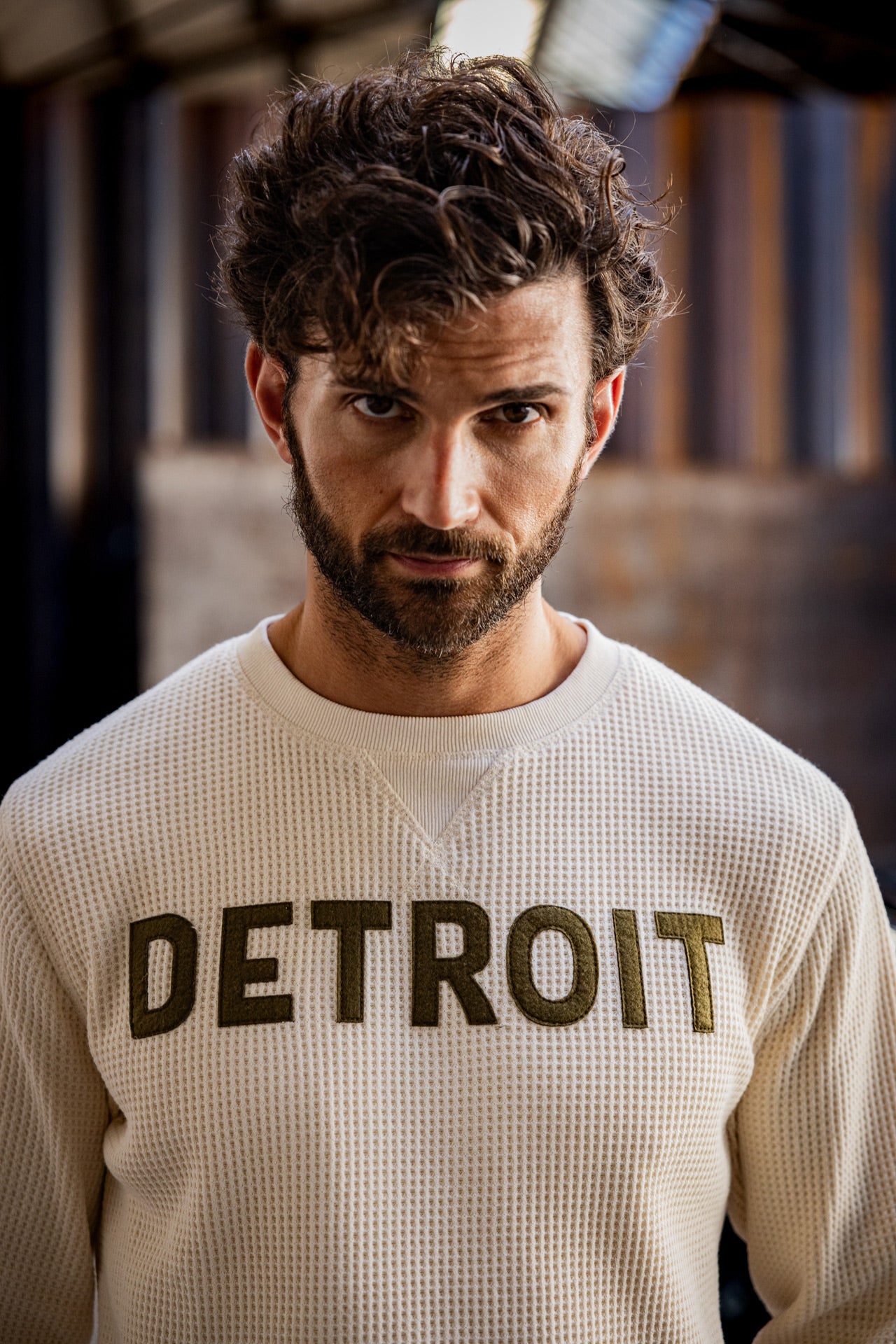 Sweat coupe classique Mann Baton Bee egret | Freeman T. Porter