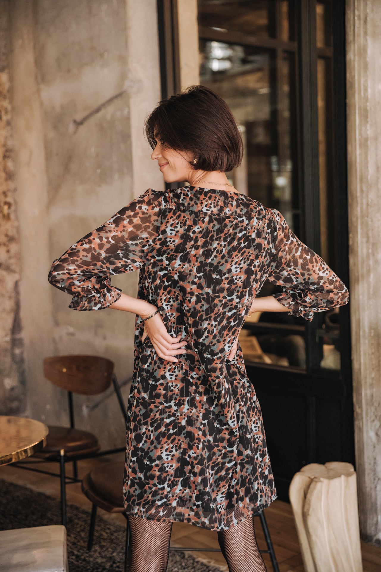 Robe courte ample Frau Juna Leoblue original | Freeman T. Porter
