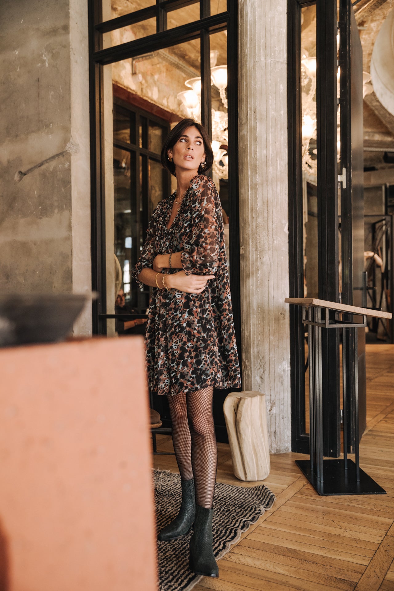 Robe courte ample Frau Juna Leoblue original | Freeman T. Porter