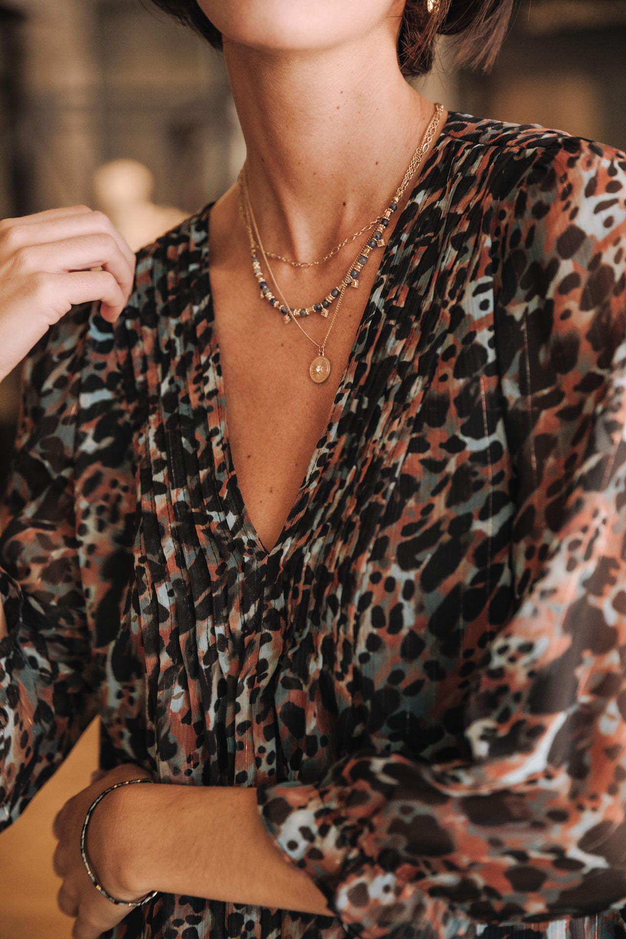 Robe courte ample Frau Juna Leoblue original | Freeman T. Porter