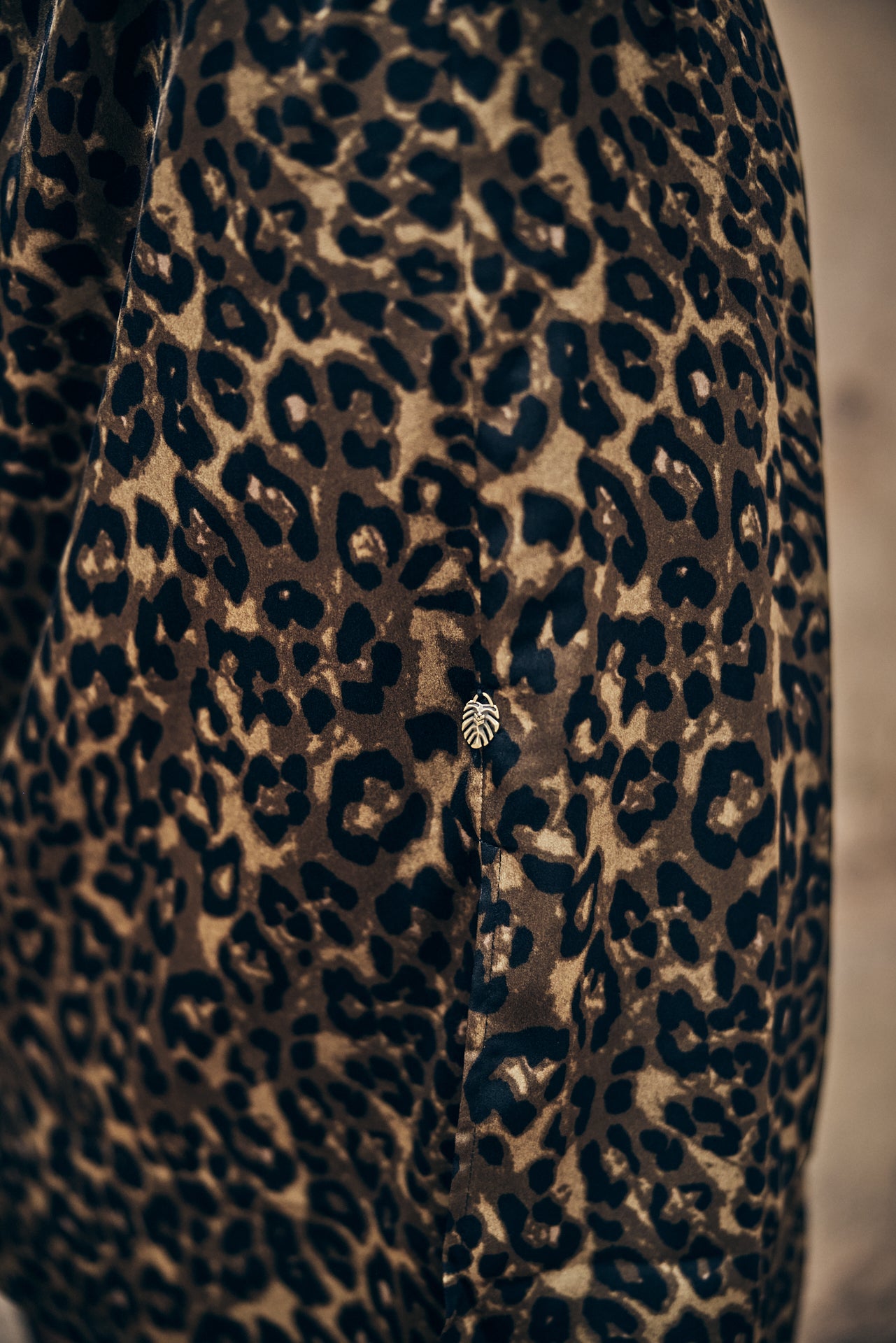 Robe longue Frau Ransy Leopardo khaki | Freeman T. Porter