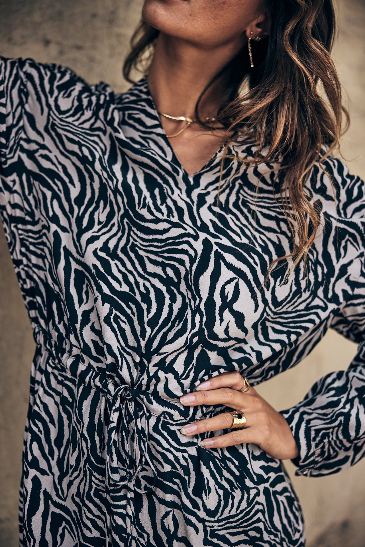 Robe longue Frau Ransy Narok silver cloud | Freeman T. Porter