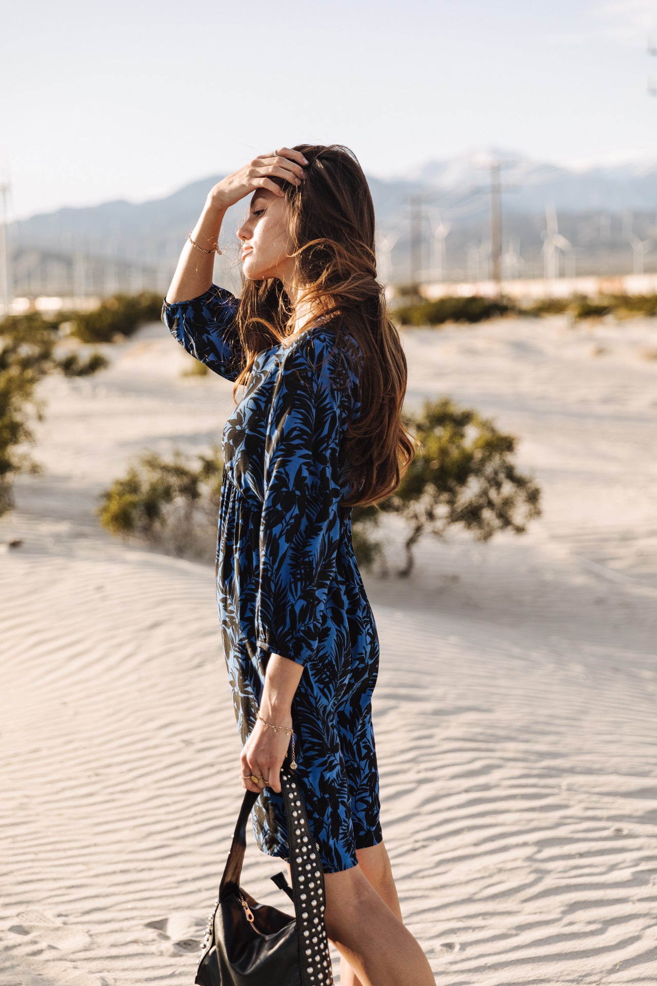 Robe trapèze Frau Reeka Acacia electric blue | Freeman T. Porter