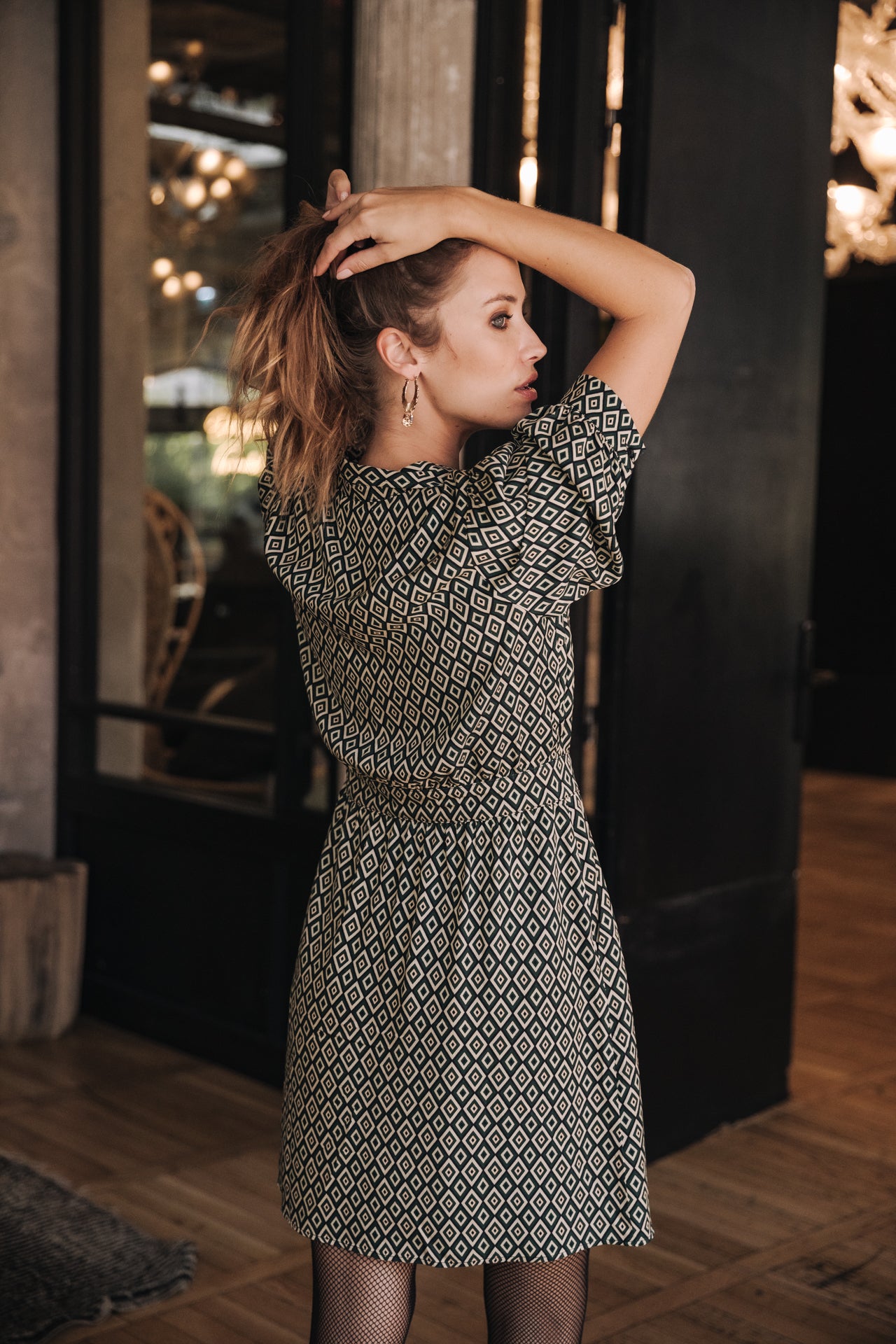 Robe chemise Frau Rotella Twiggy evergreen | Freeman T. Porter
