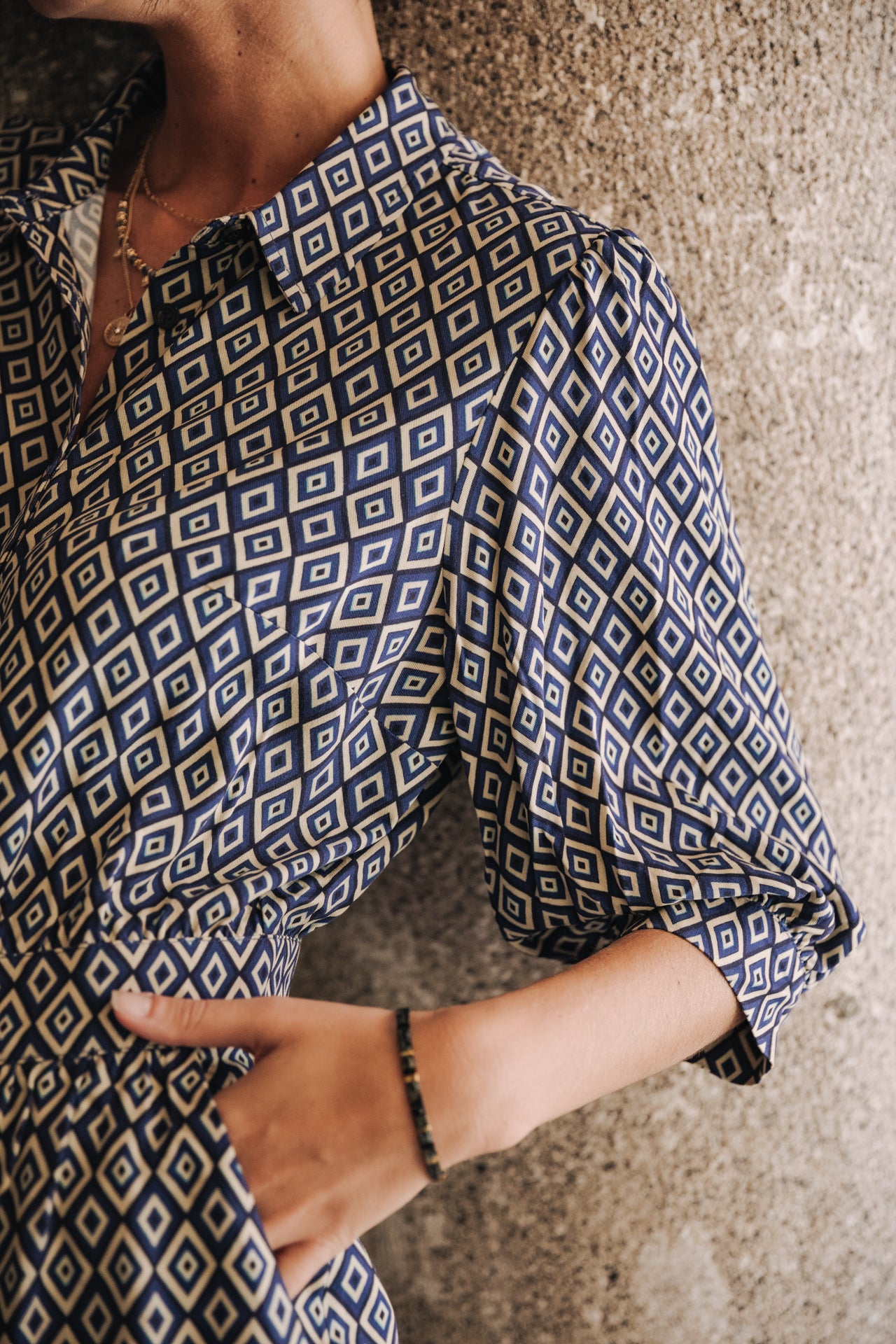 Robe chemise Femme Rotella Twiggy electric blue | Freeman T. Porter
