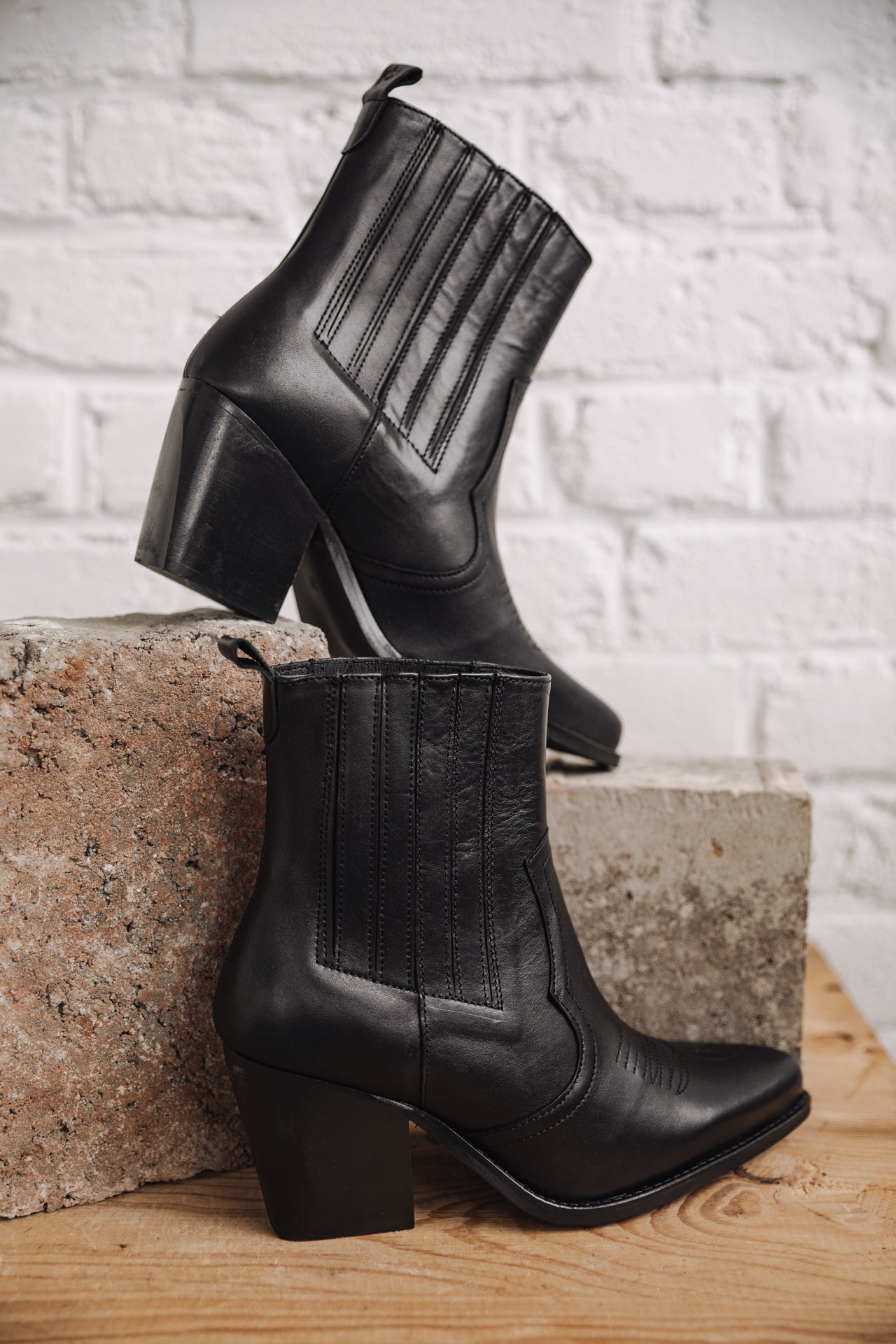 Santiags Femme Teresa Crust black | Freeman T. Porter