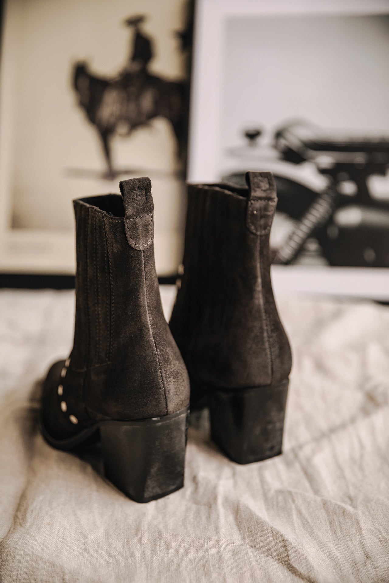 Boots Femme Teresa Suede carbone | Freeman T. Porter