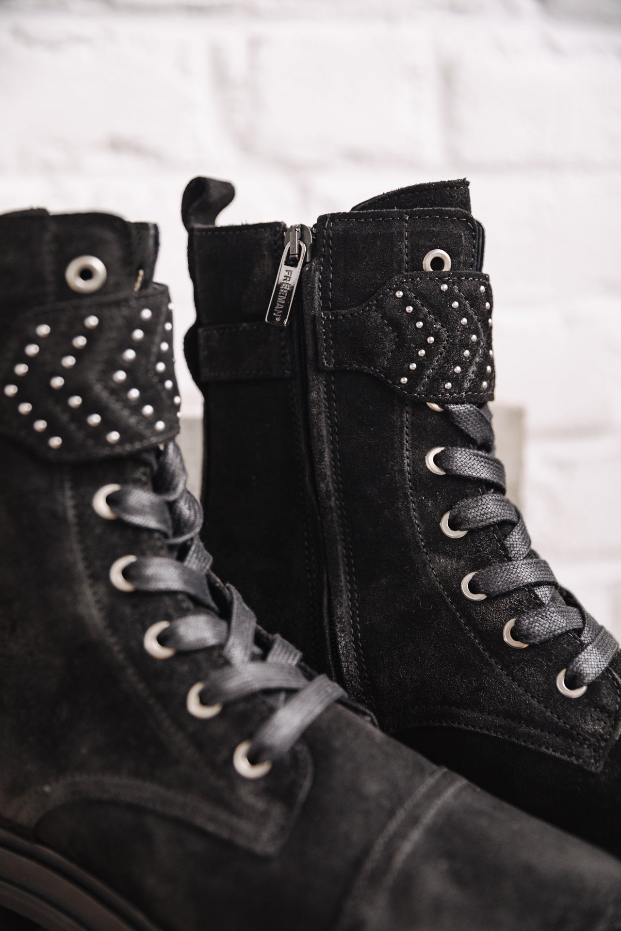 Boots Femme Tanny Suede black | Freeman T. Porter