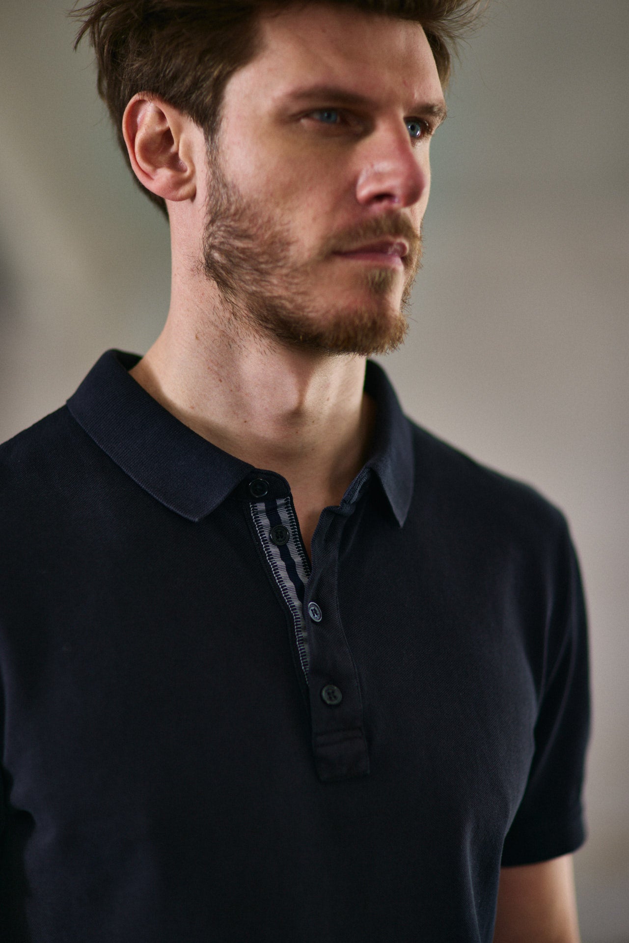 Polo brodé Homme Tadley Cotone black | Freeman T. Porter