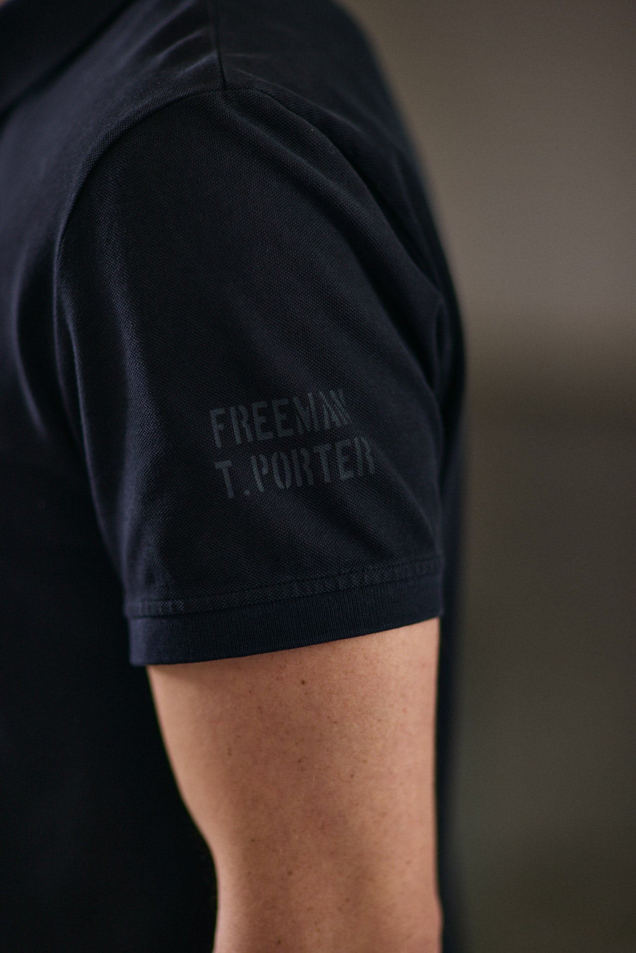 Polo brodé Homme Tadley Cotone black | Freeman T. Porter