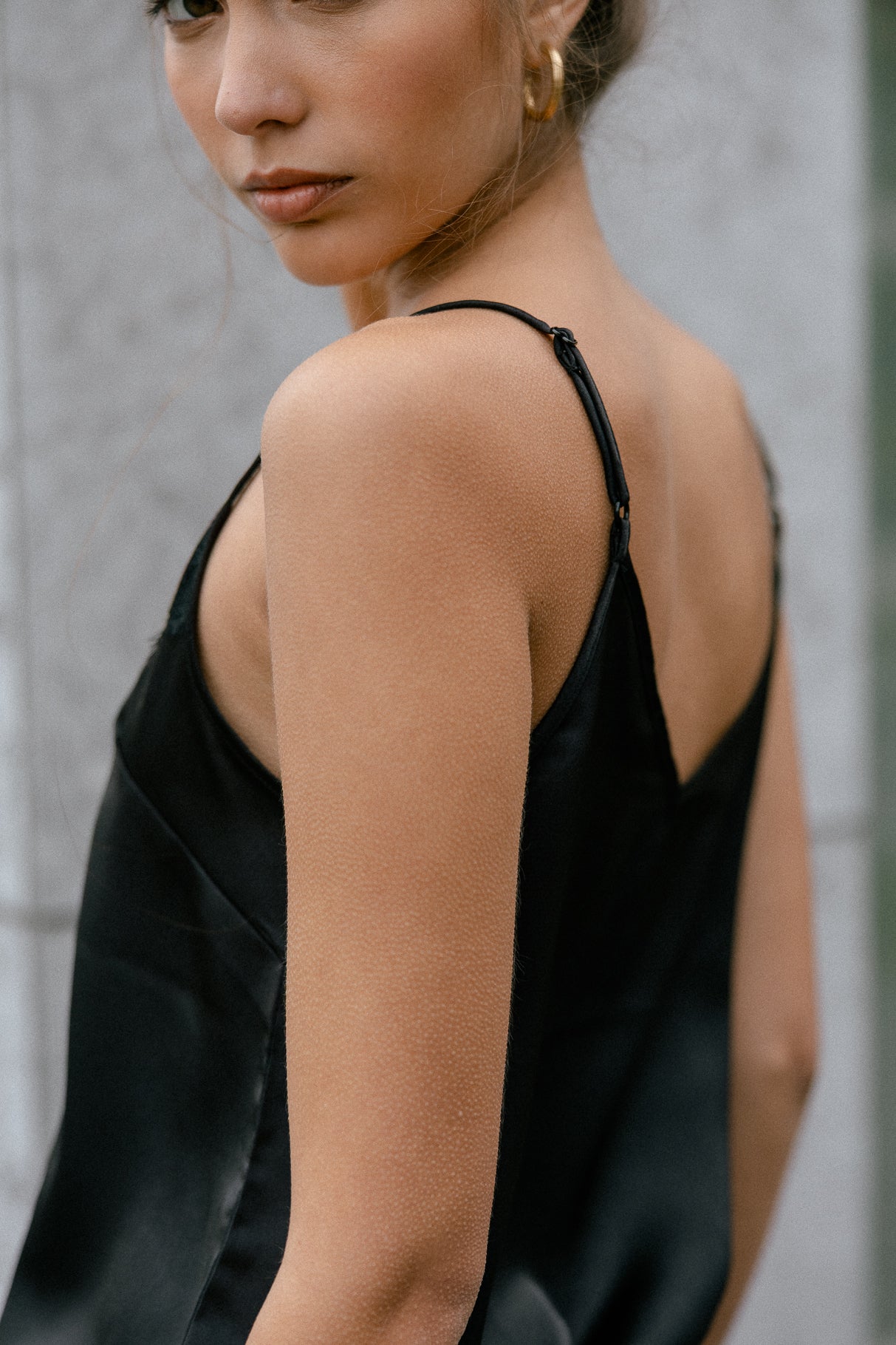 Nightie top Woman Thylia Lace Fabric Mix black | Freeman T. Porter