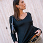 T-shirt logo en strass Femme Torina Icon black | Freeman T. Porter