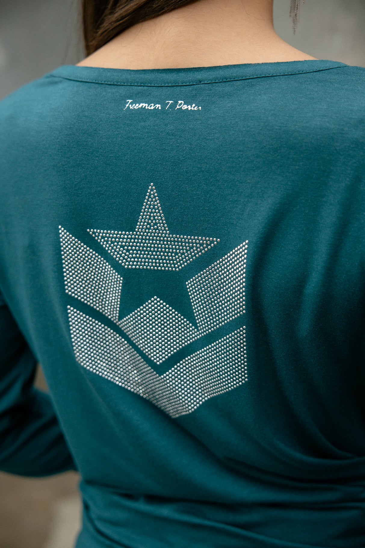 T-shirt logo en strass Frau Torina Icon spruced up | Freeman T. Porter