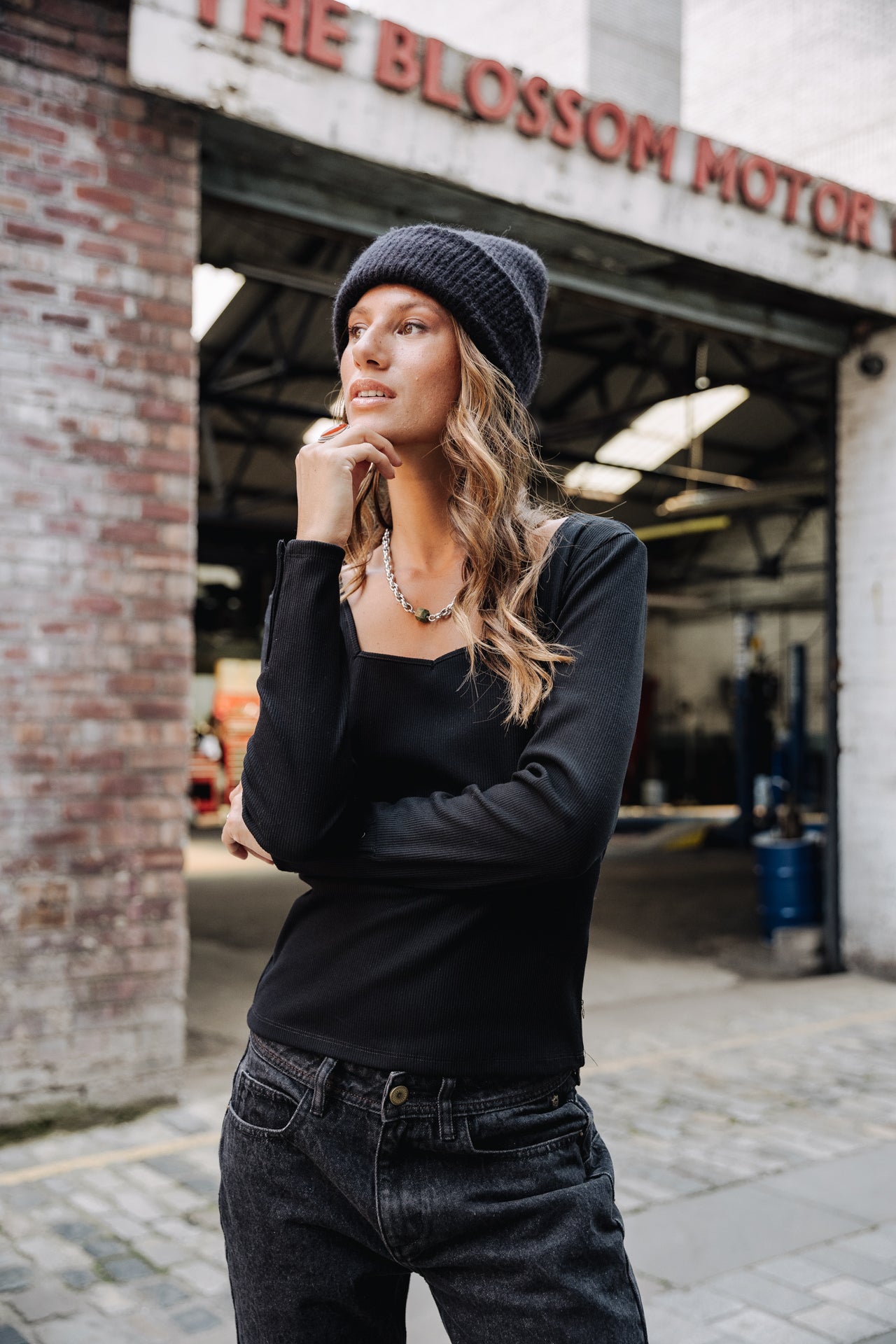T-Shirt manches 3/4 Woman Tolma black | Freeman T. Porter