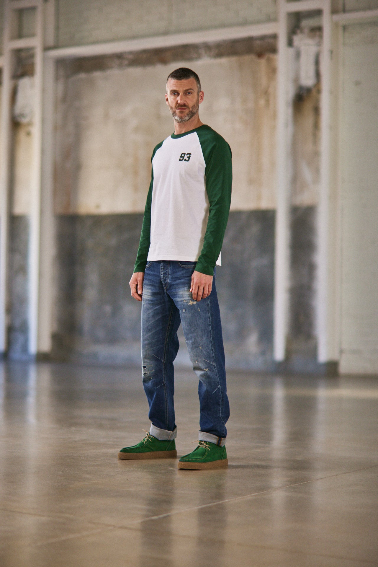 T-Shirt manches longues Hombres Christopher 93 white | Freeman T. Porter