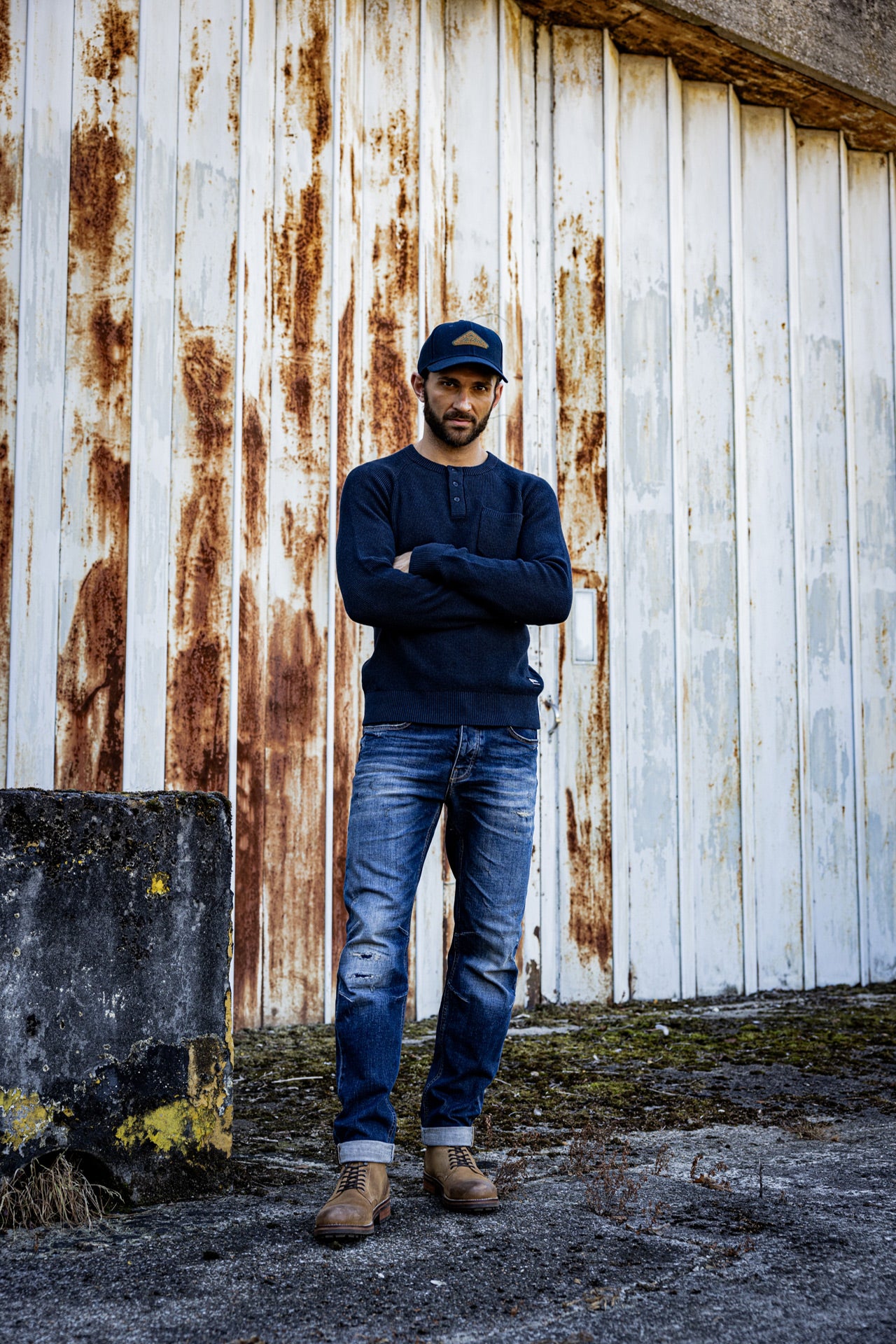 Pull col tunisien Homme Millord Goteborg total eclipse | Freeman T. Porter