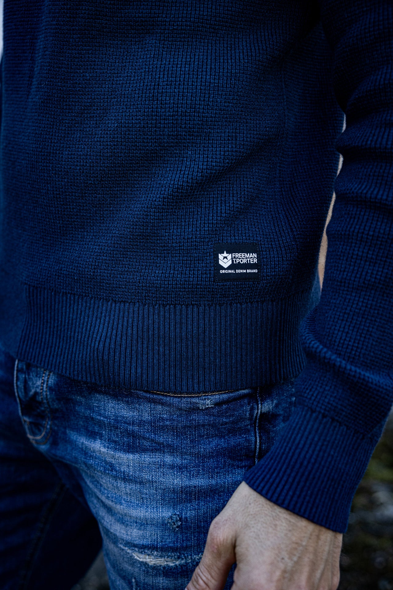 Pull col tunisien Homme Millord Goteborg total eclipse | Freeman T. Porter