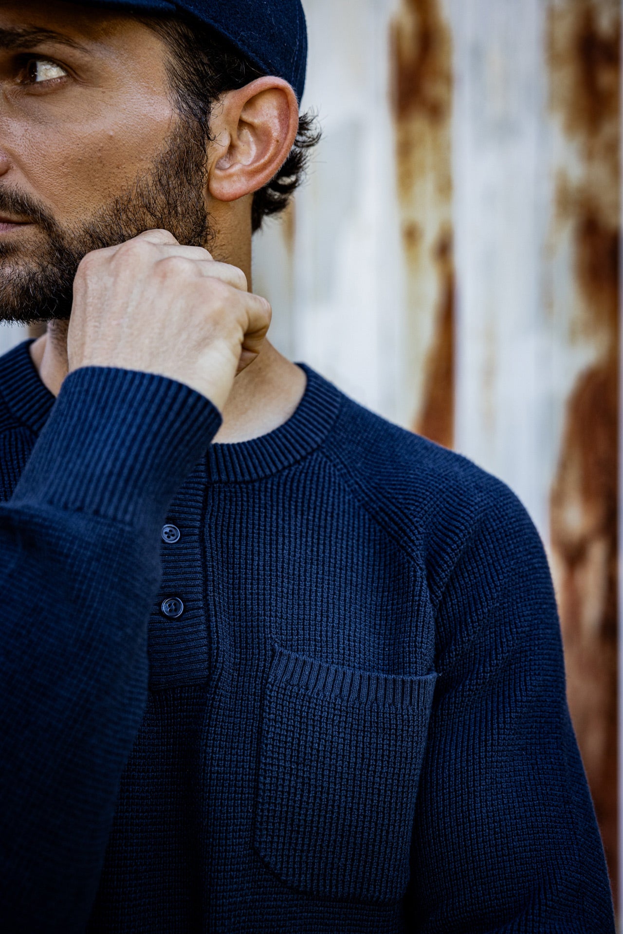 Pull col tunisien Homme Millord Goteborg total eclipse | Freeman T. Porter
