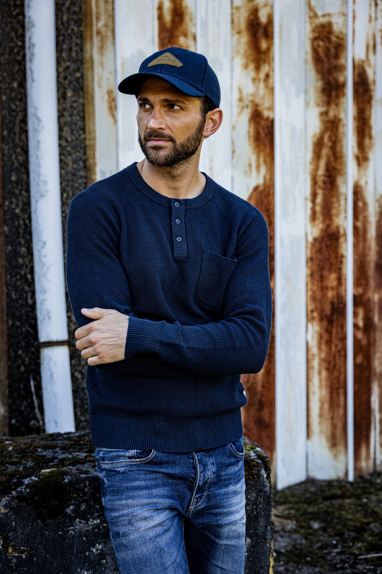 Pull col tunisien Homme Millord Goteborg total eclipse | Freeman T. Porter