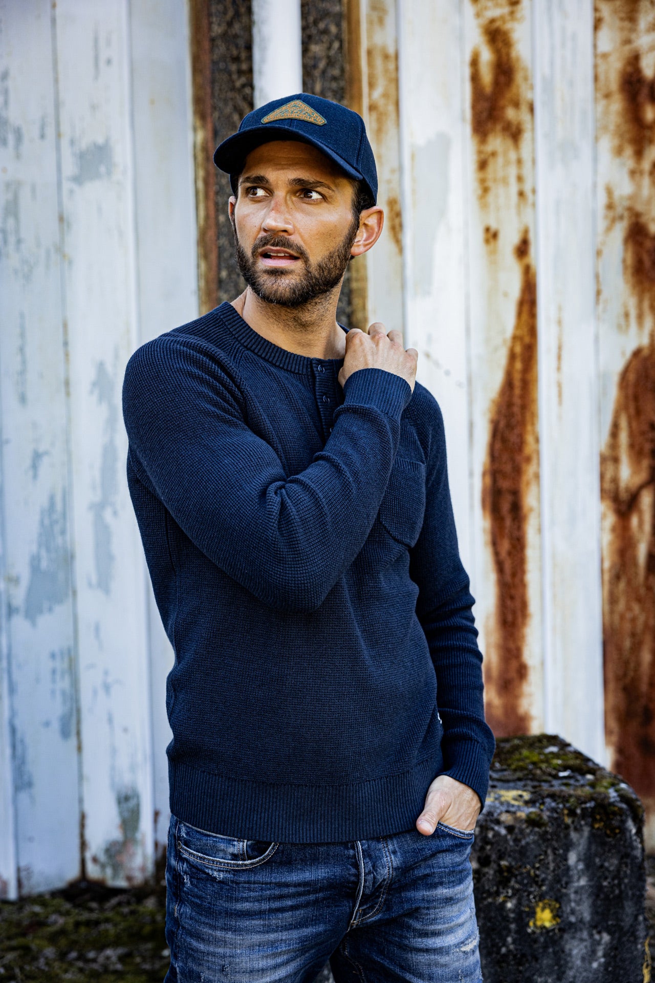 Pull col tunisien Homme Millord Goteborg total eclipse | Freeman T. Porter