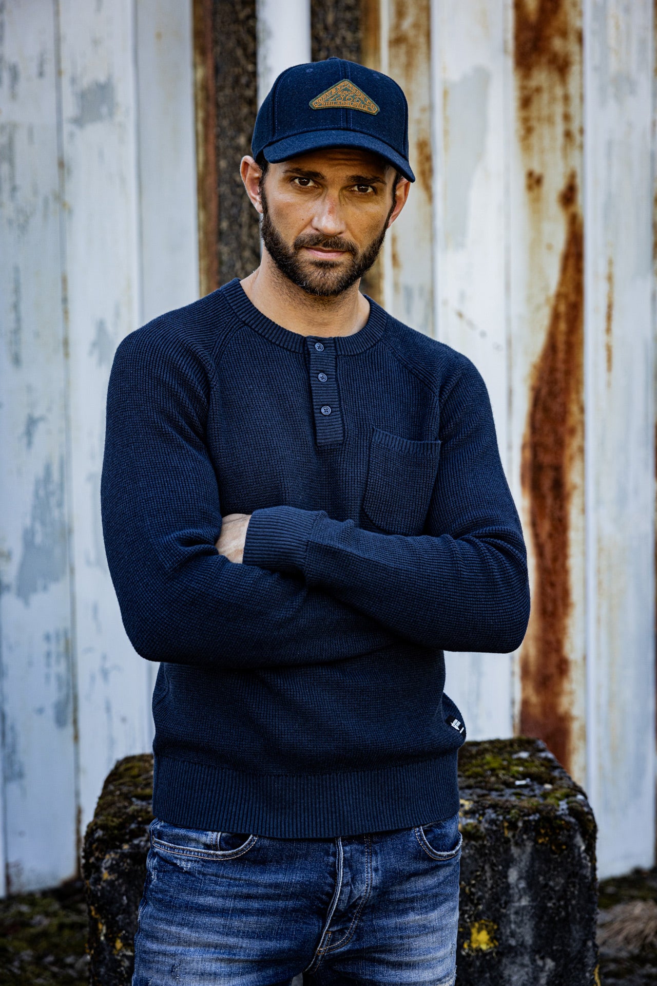 Pull col tunisien Homme Millord Goteborg total eclipse | Freeman T. Porter