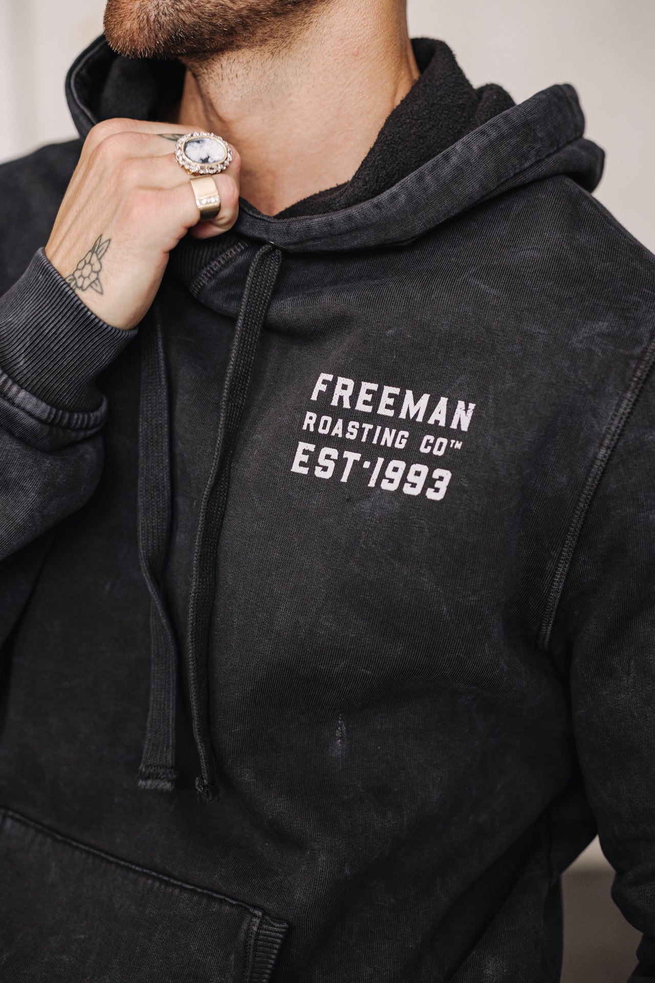 Sweat capuche Homme Nohan Hot Shot anthra | Freeman T. Porter