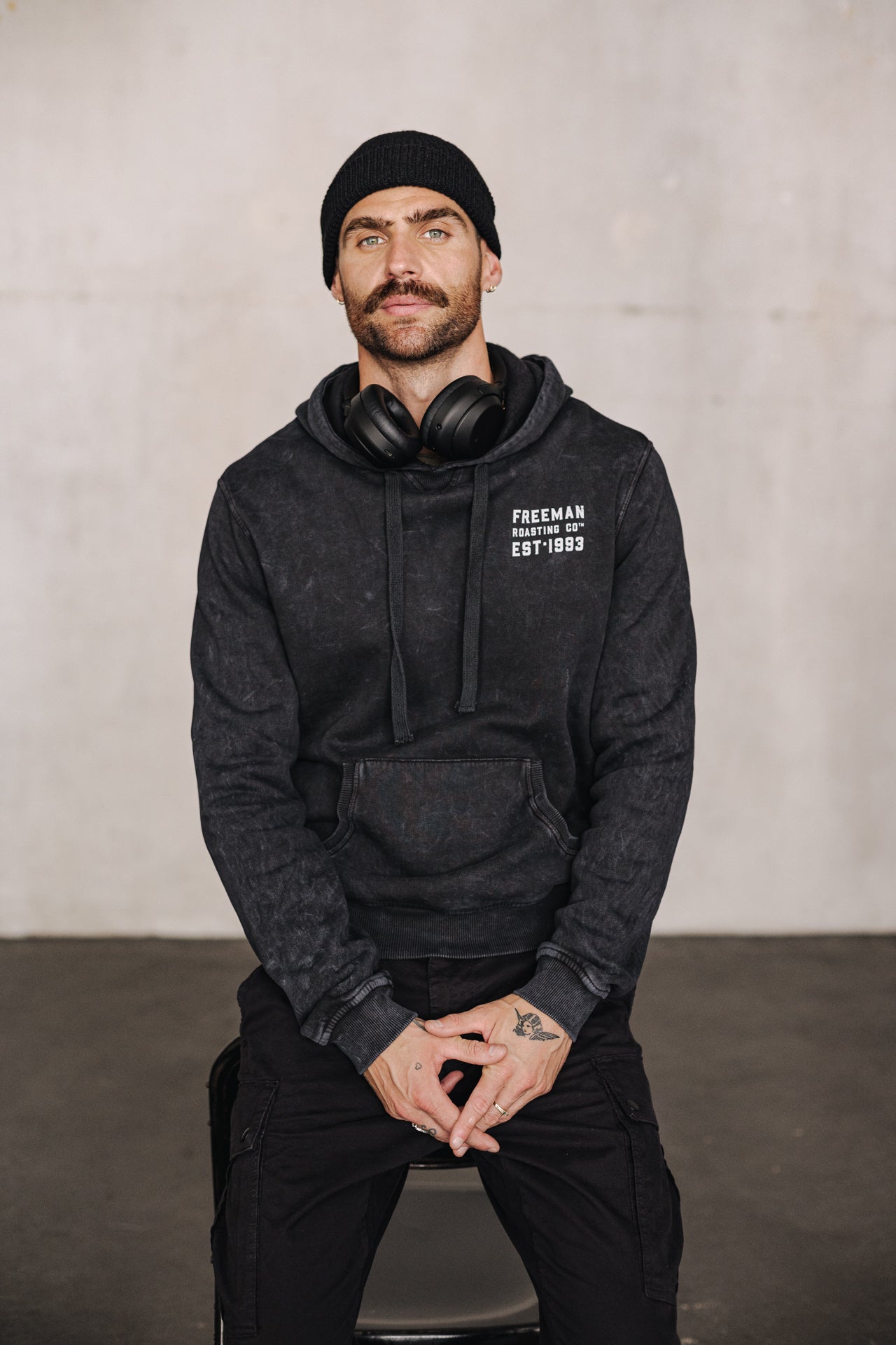 Sweat capuche Homme Nohan Hot Shot anthra | Freeman T. Porter