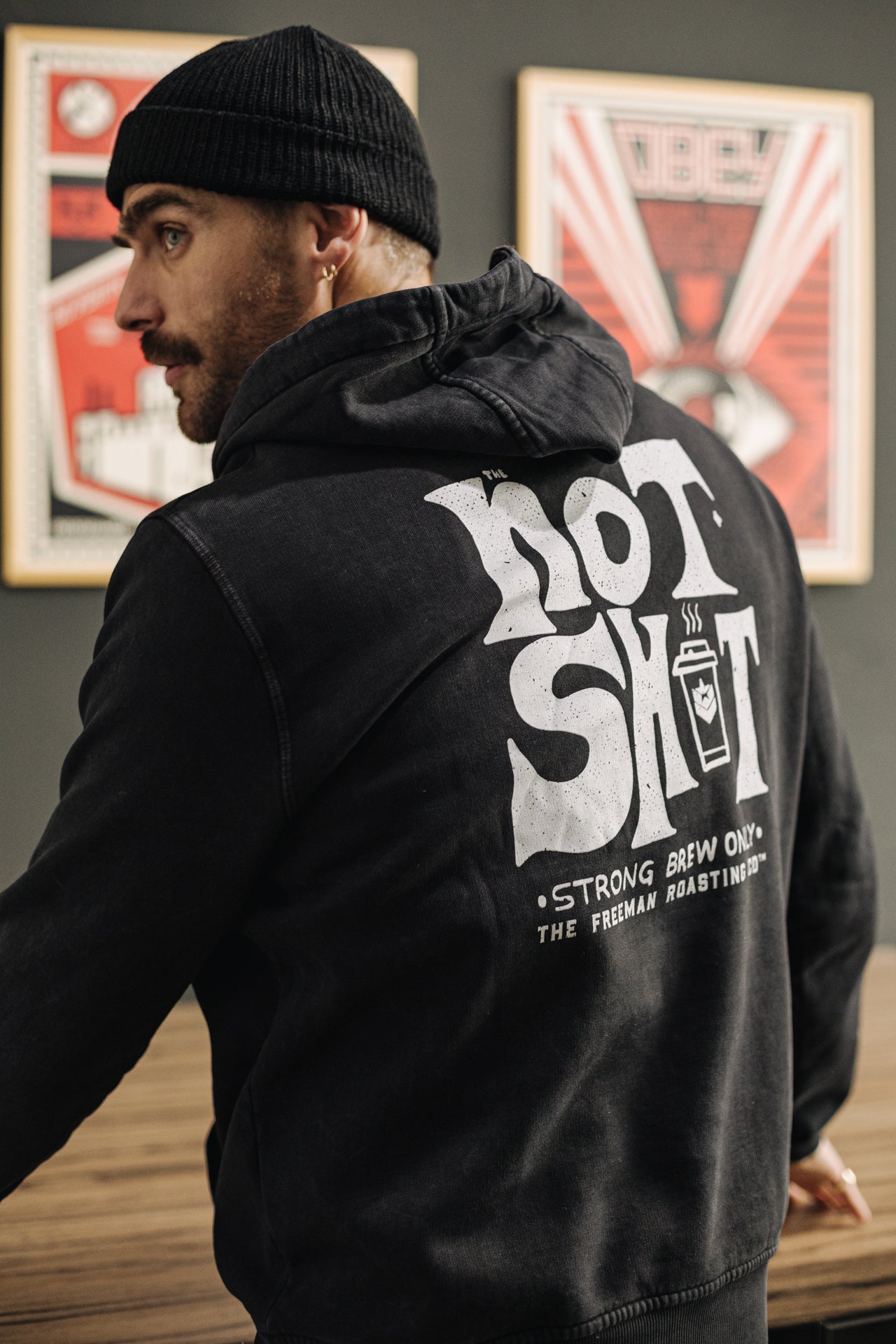 Sweat capuche Homme Nohan Hot Shot anthra | Freeman T. Porter
