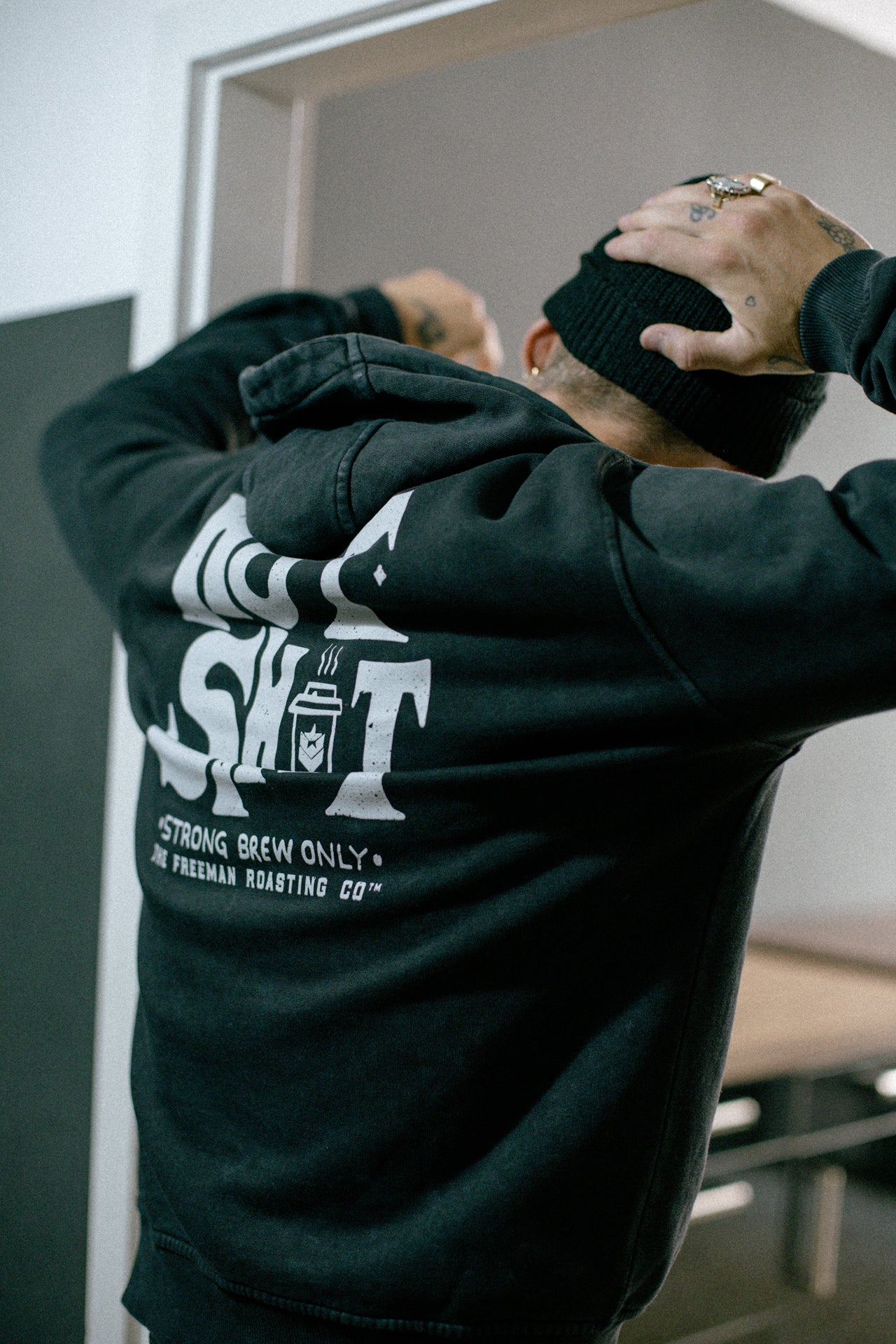 Sweat capuche Homme Nohan Hot Shot anthra | Freeman T. Porter