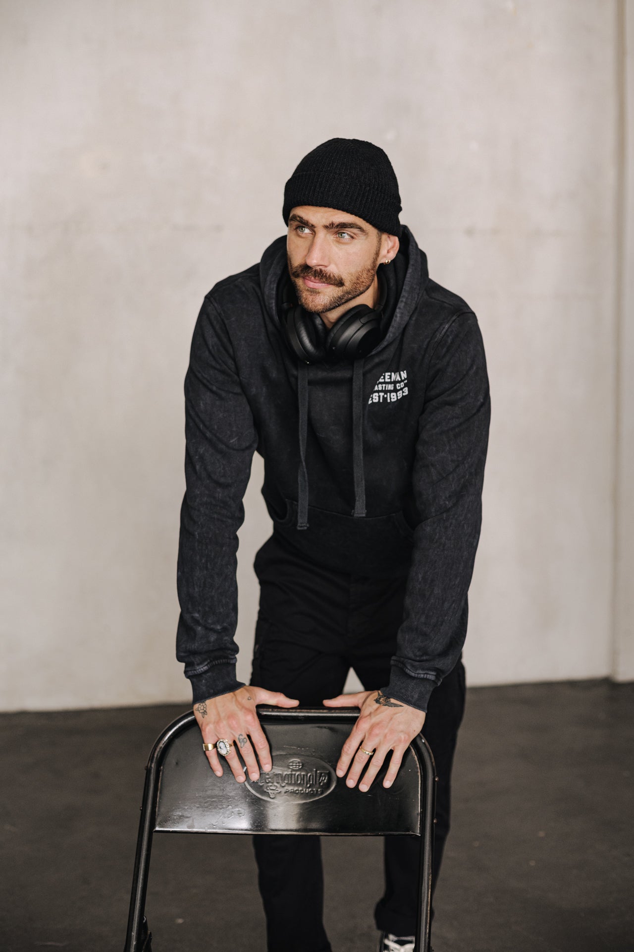 Sweat capuche Homme Nohan Hot Shot anthra | Freeman T. Porter