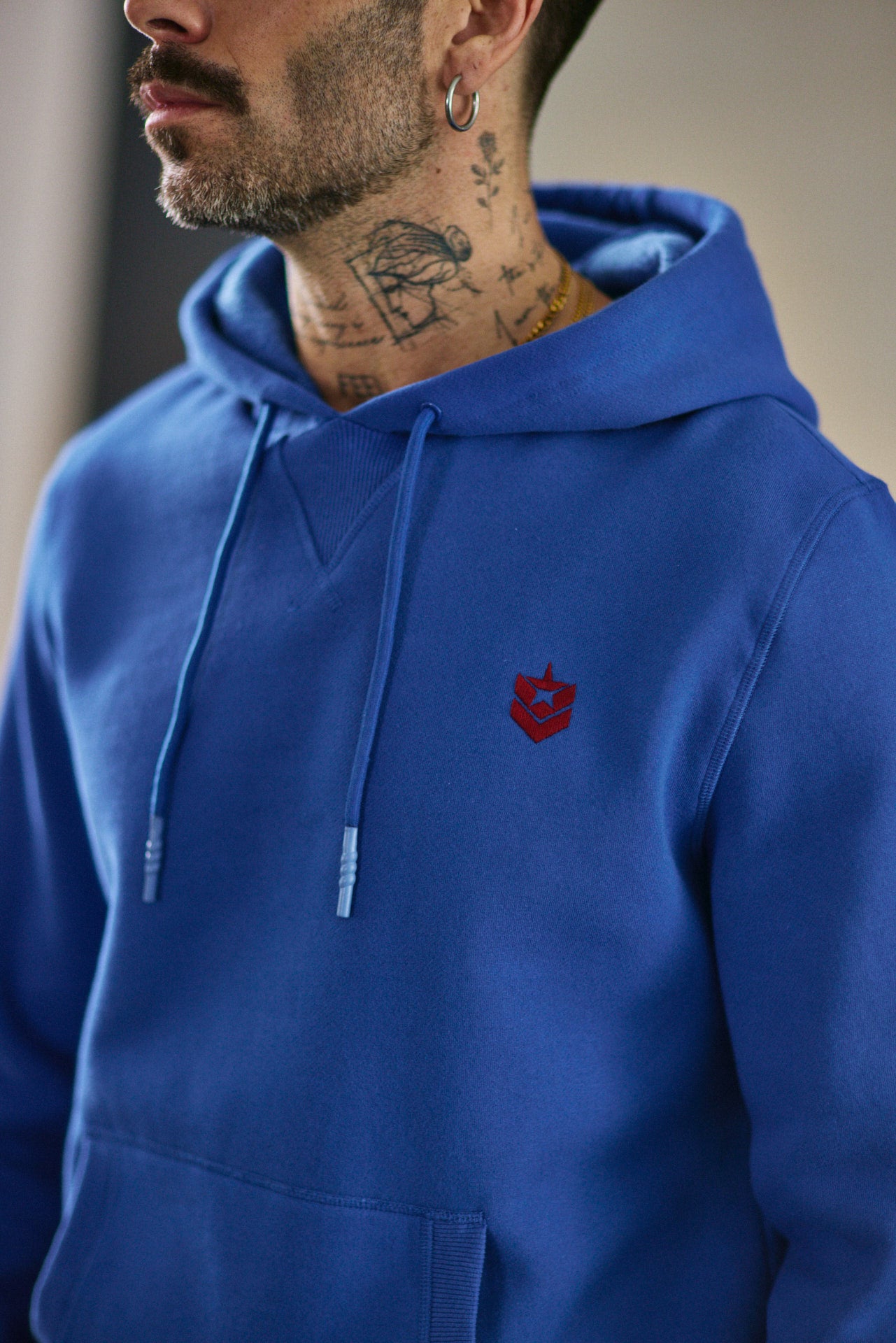 Sweat capuche Men Nohan Lambad majorelle blue | Freeman T. Porter