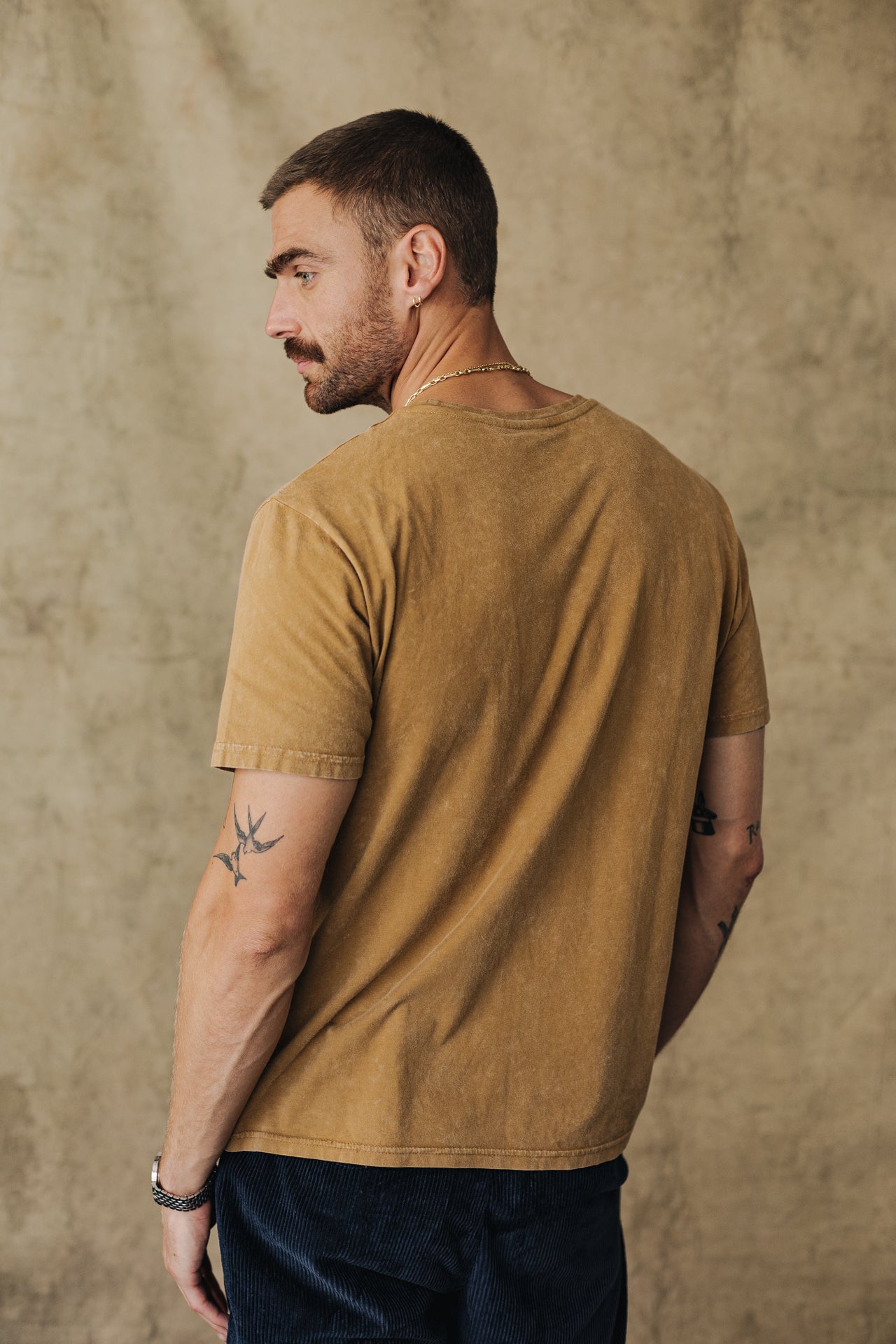 T-Shirt col rond Hombres Flavio Illinois breen | Freeman T. Porter