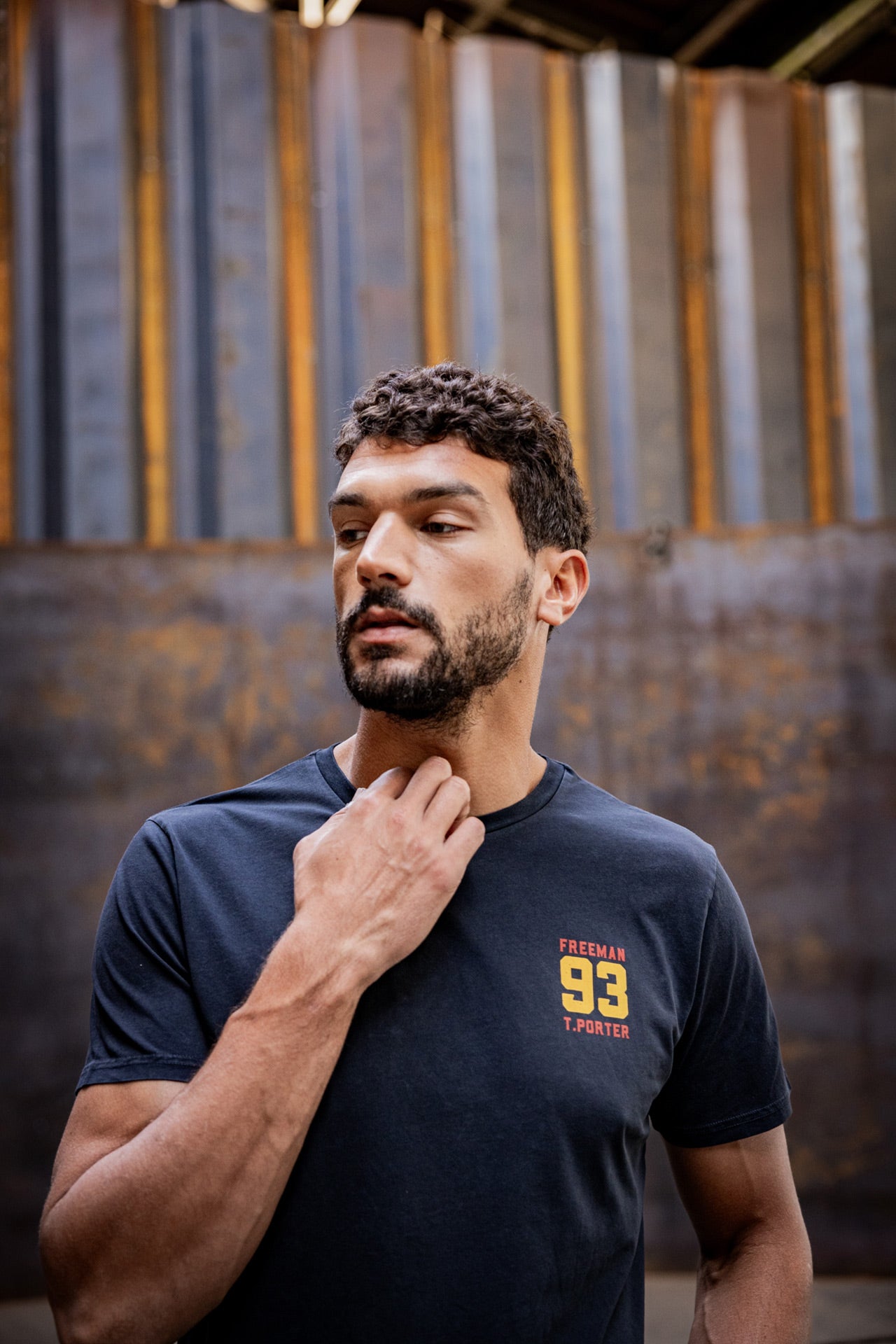 T-Shirt col rond Men Octave Road Pack anthra | Freeman T. Porter